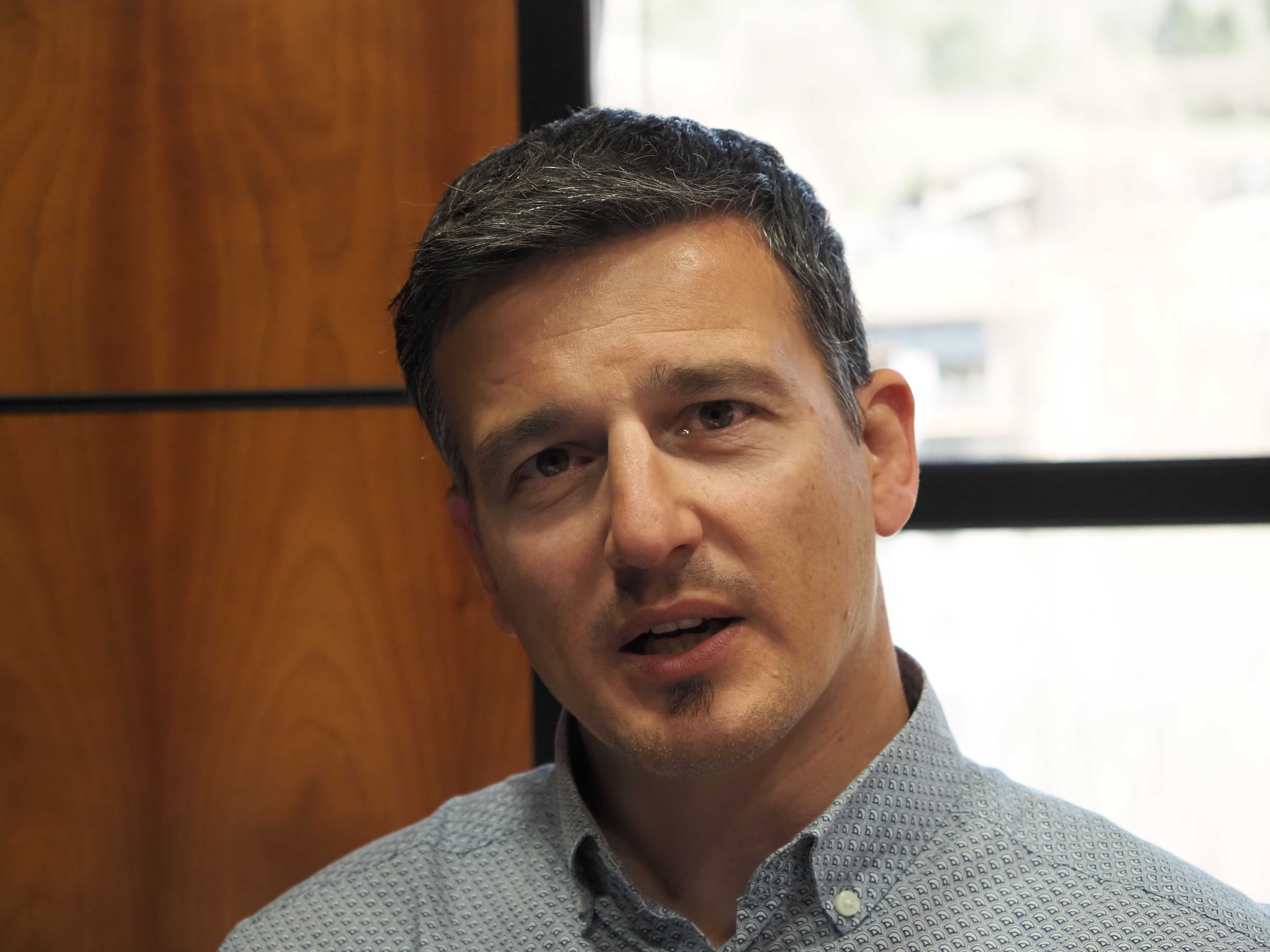 Roger Fité durant l'entrevista. // M. P.