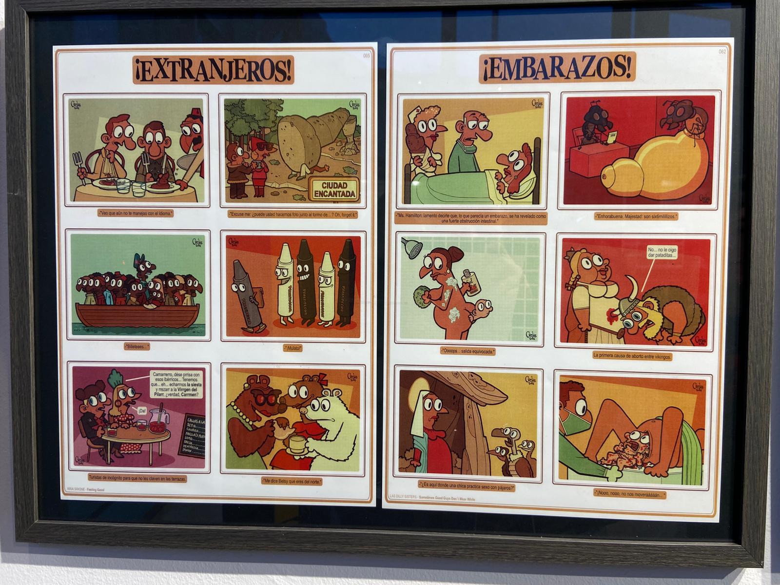 Vinyetes sobre extrangers i embaràs 