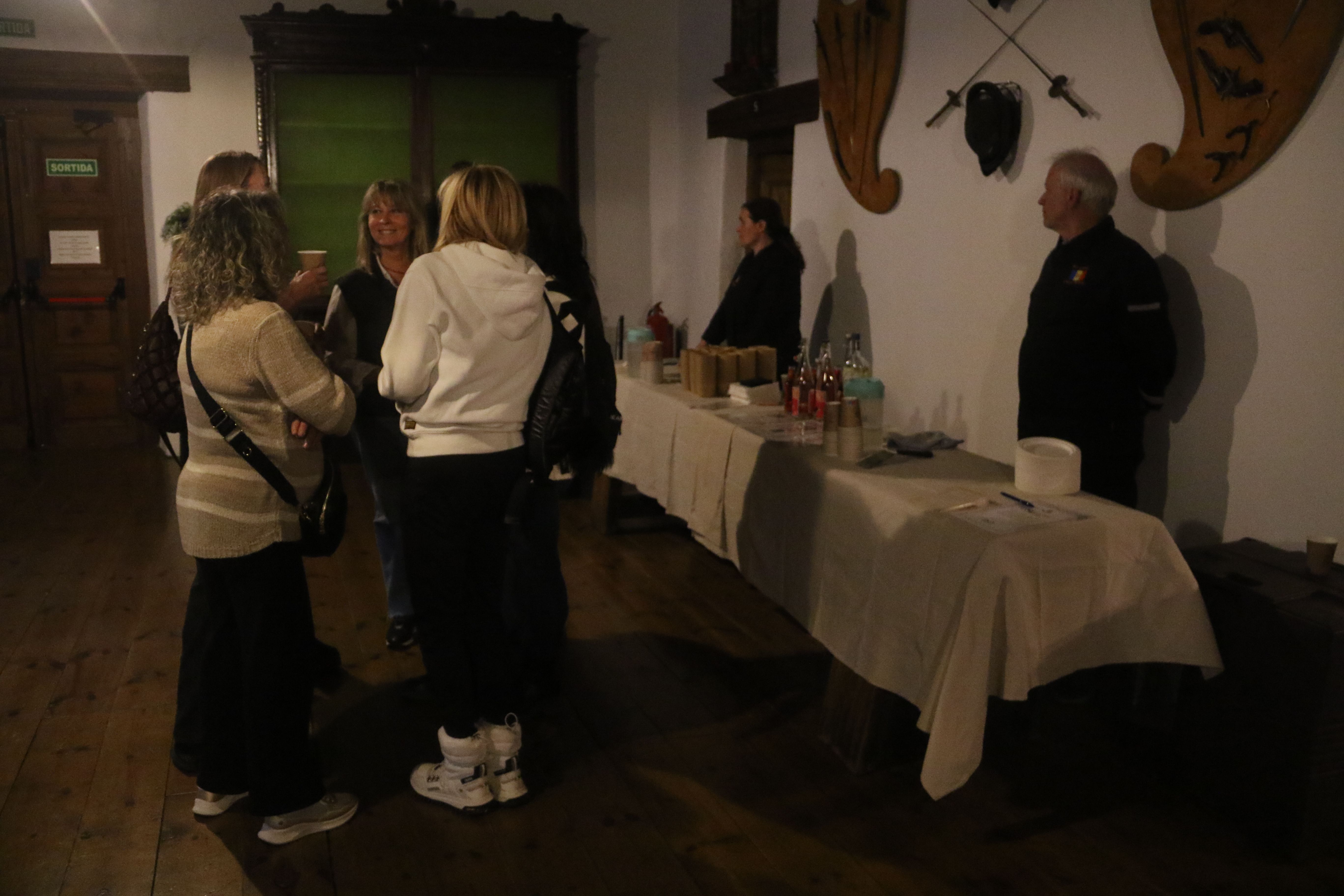 Un dels punts de degustació. Un dels punts de degustació.