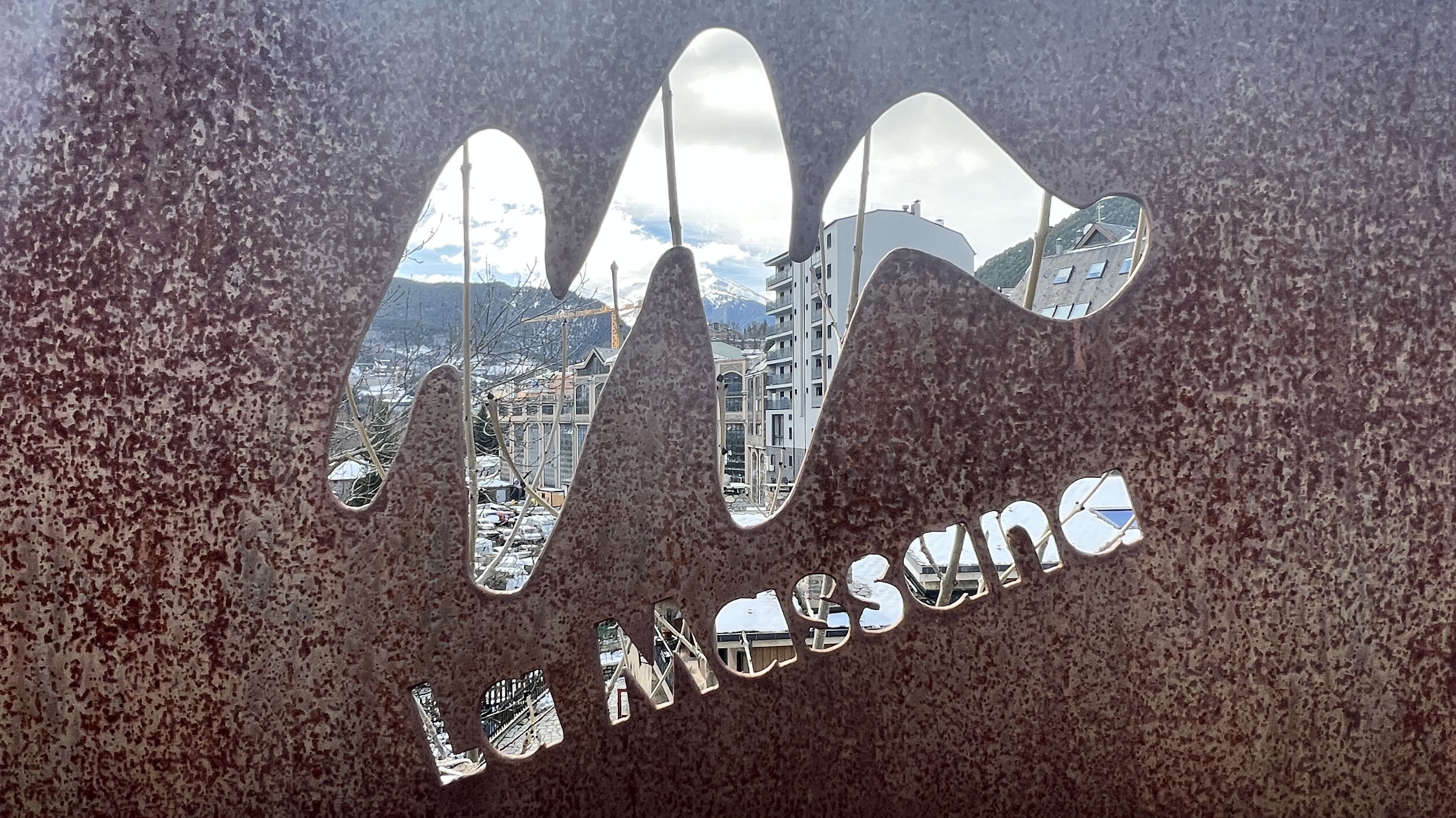 Una vista del nucli urbà de la Massana.