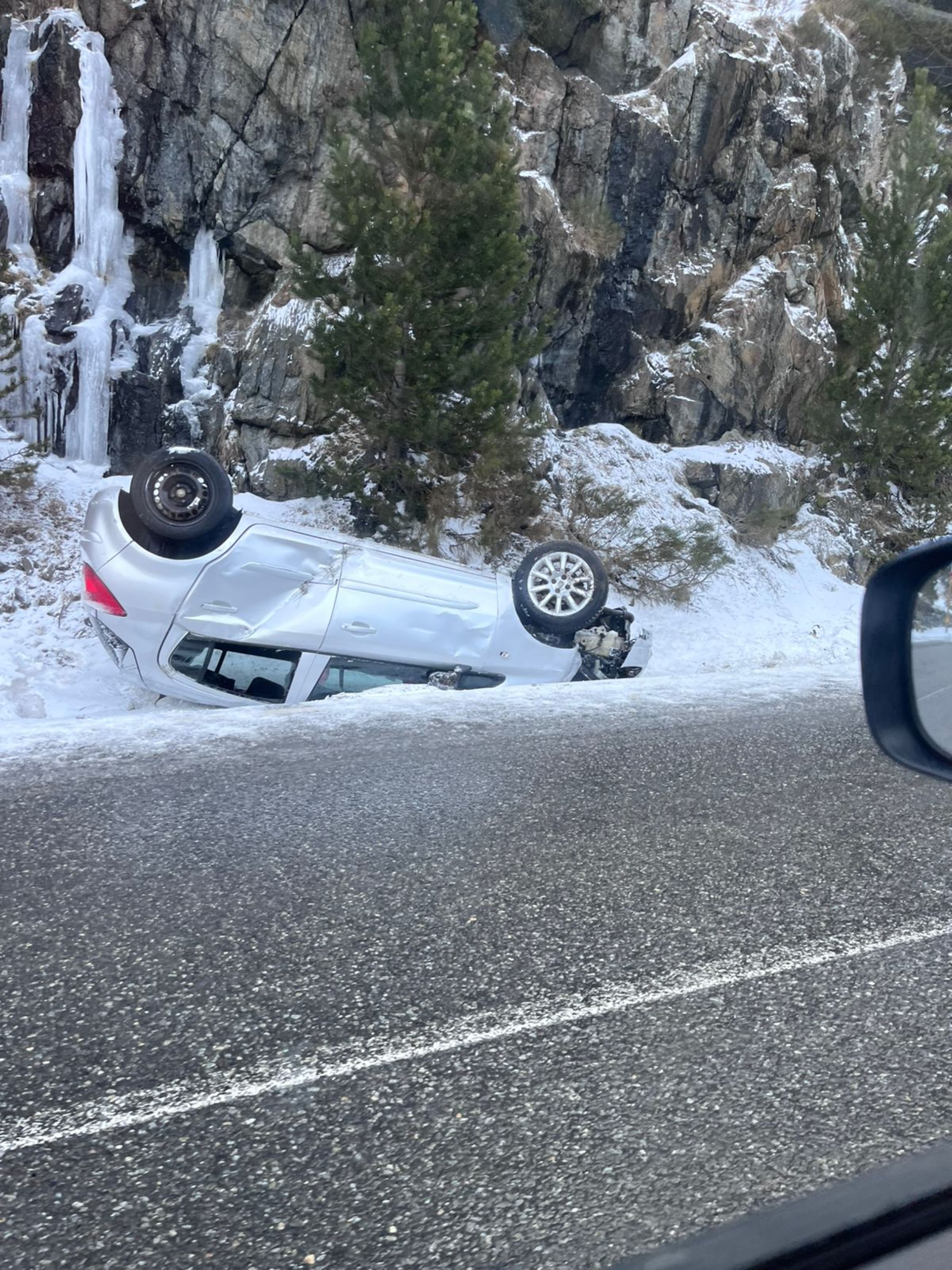 El cotxe accidentat.