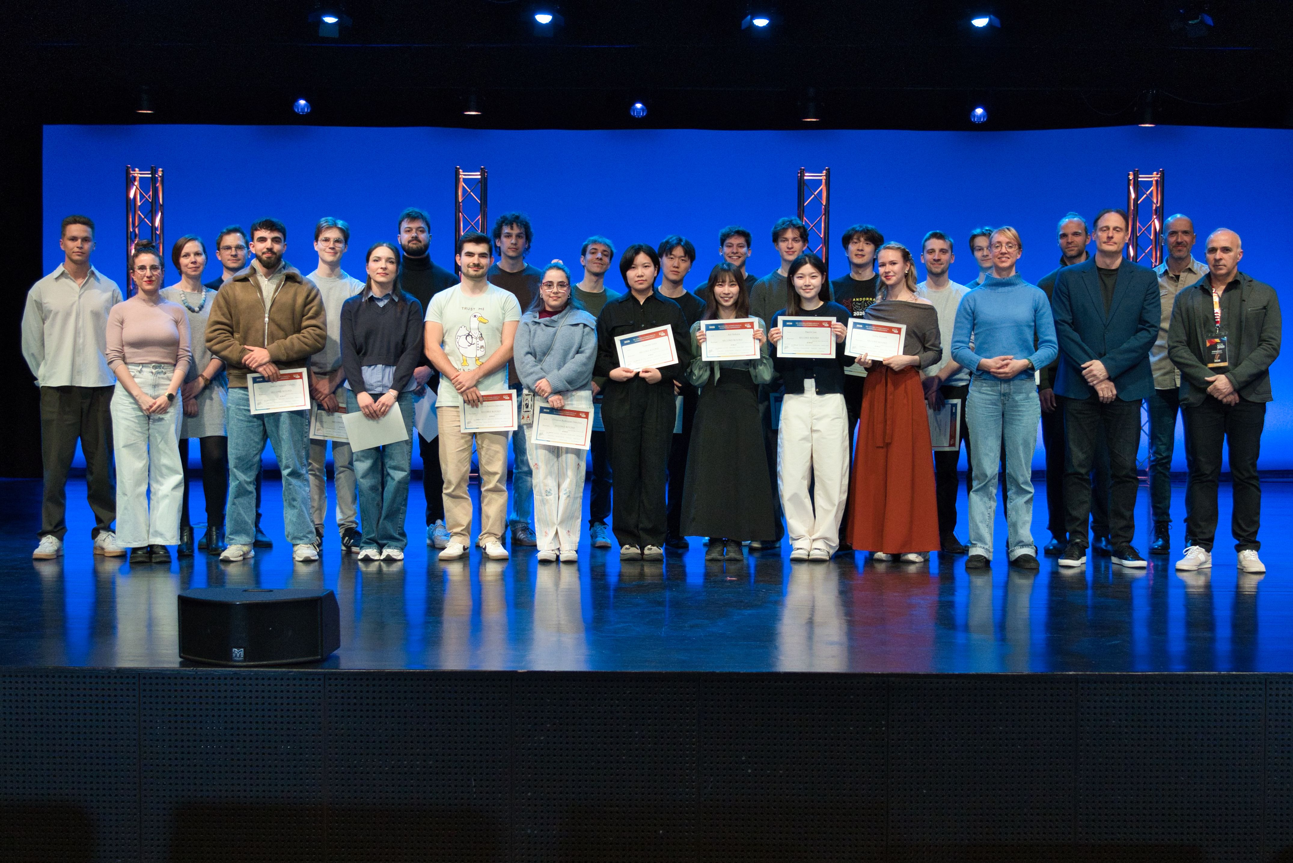 Divuit participants passen a la segona ronda del concurs Solo Sax Competition 2026.