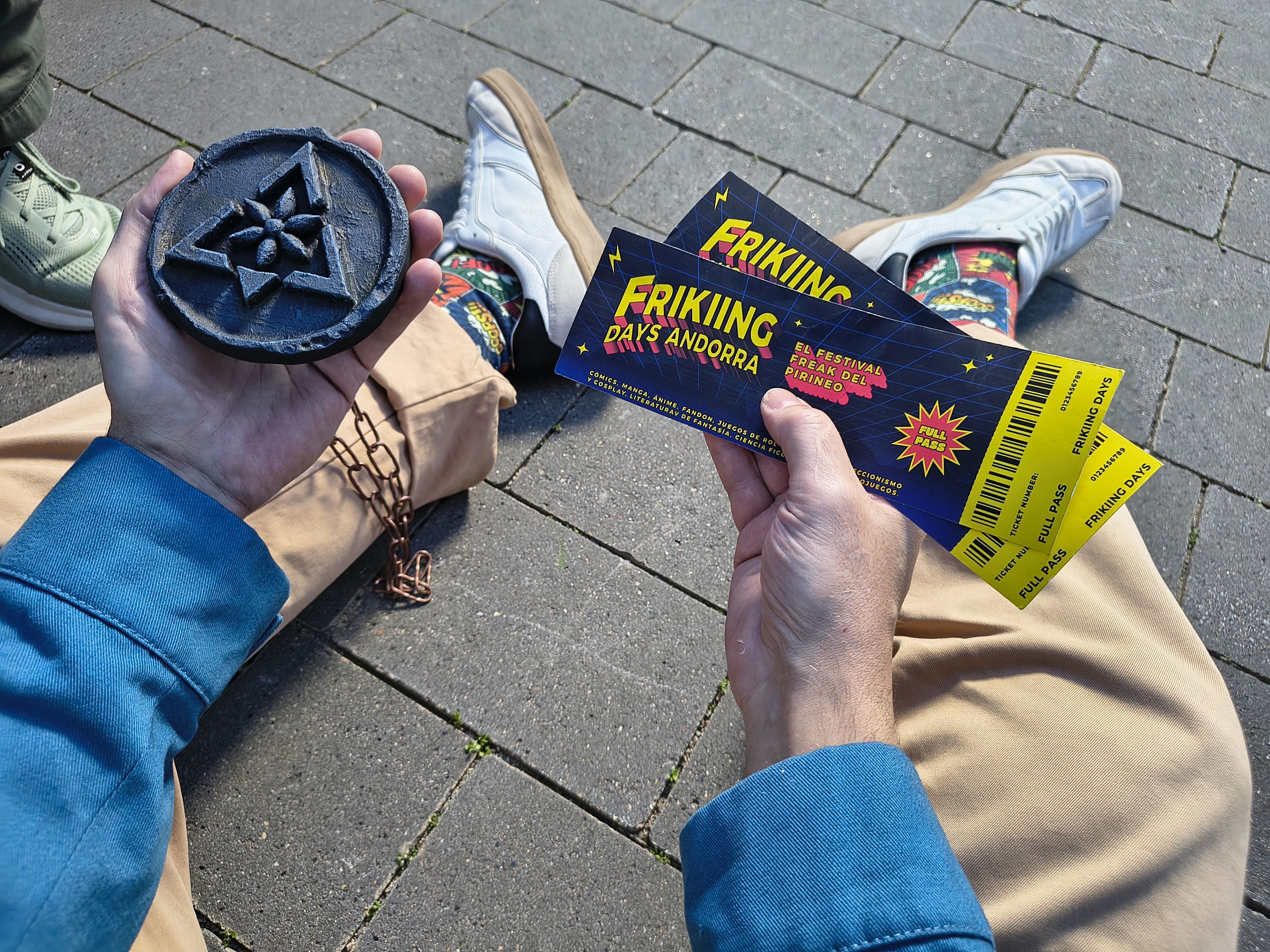 L''orum' i les entrades dels Frikiing Days Andorra.