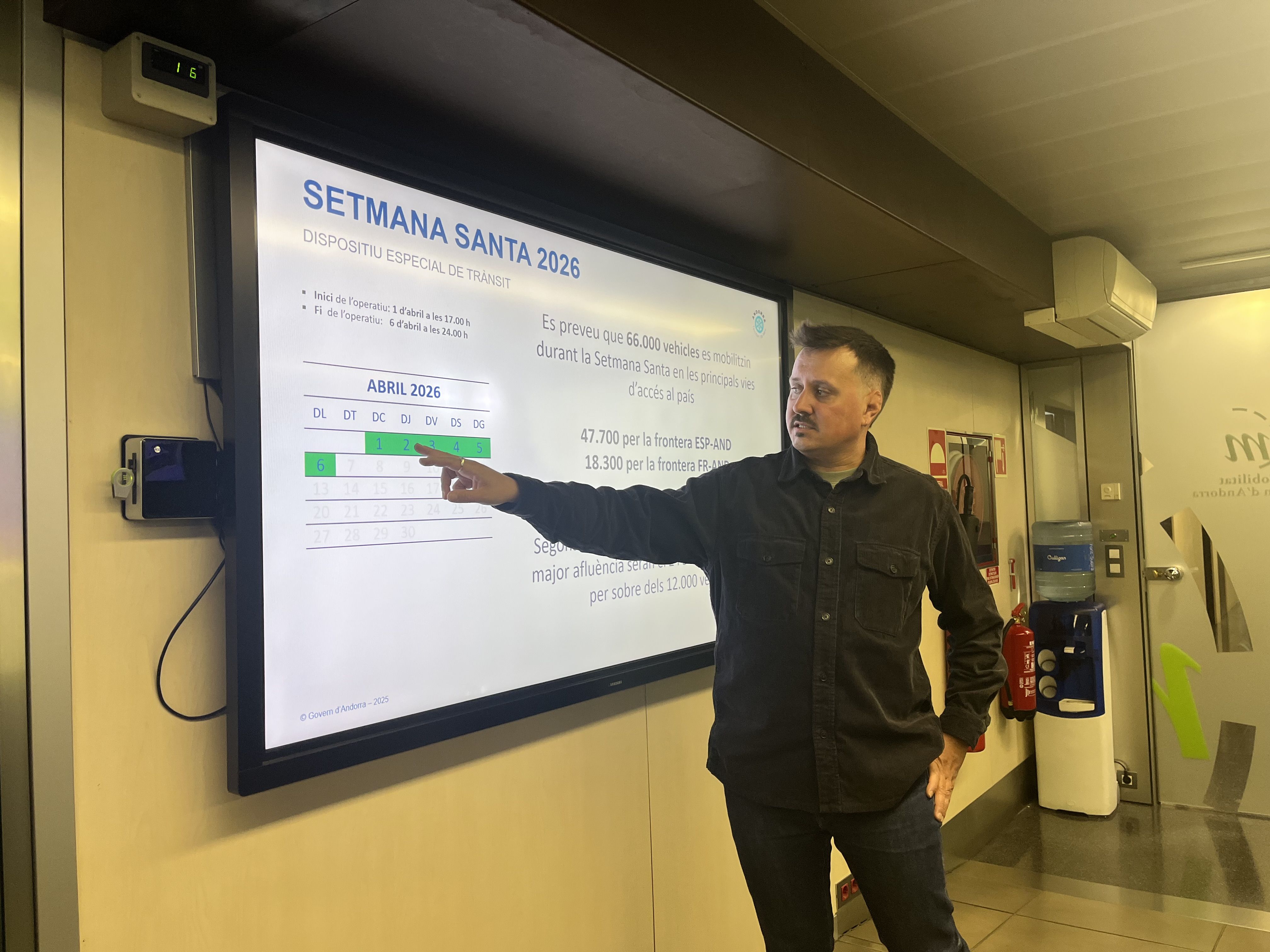 El cap d'Àrea de Mobilitat, Daniel Boneta.