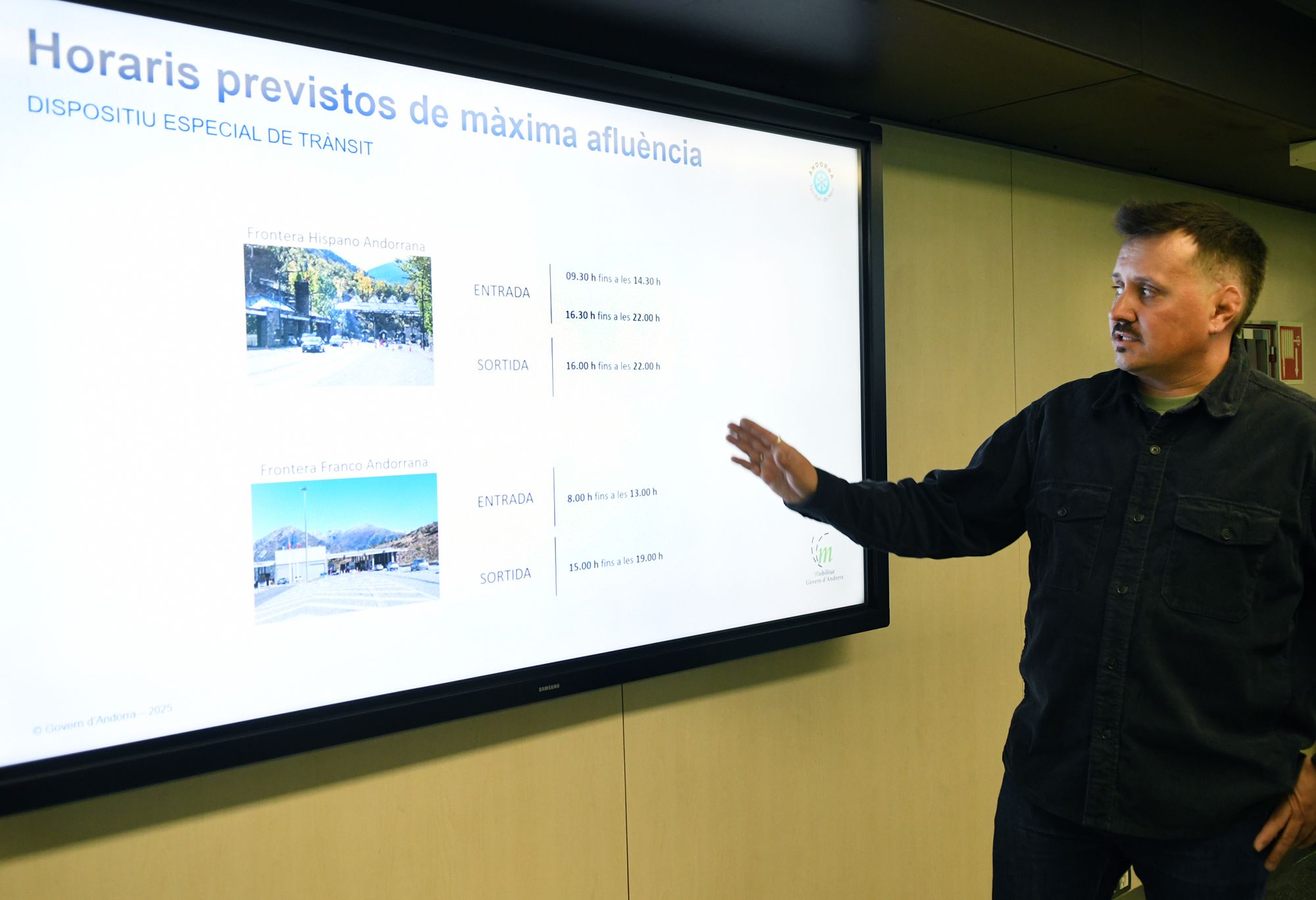 Presentació dispositiu de Mobilitat per Setmana Santa.