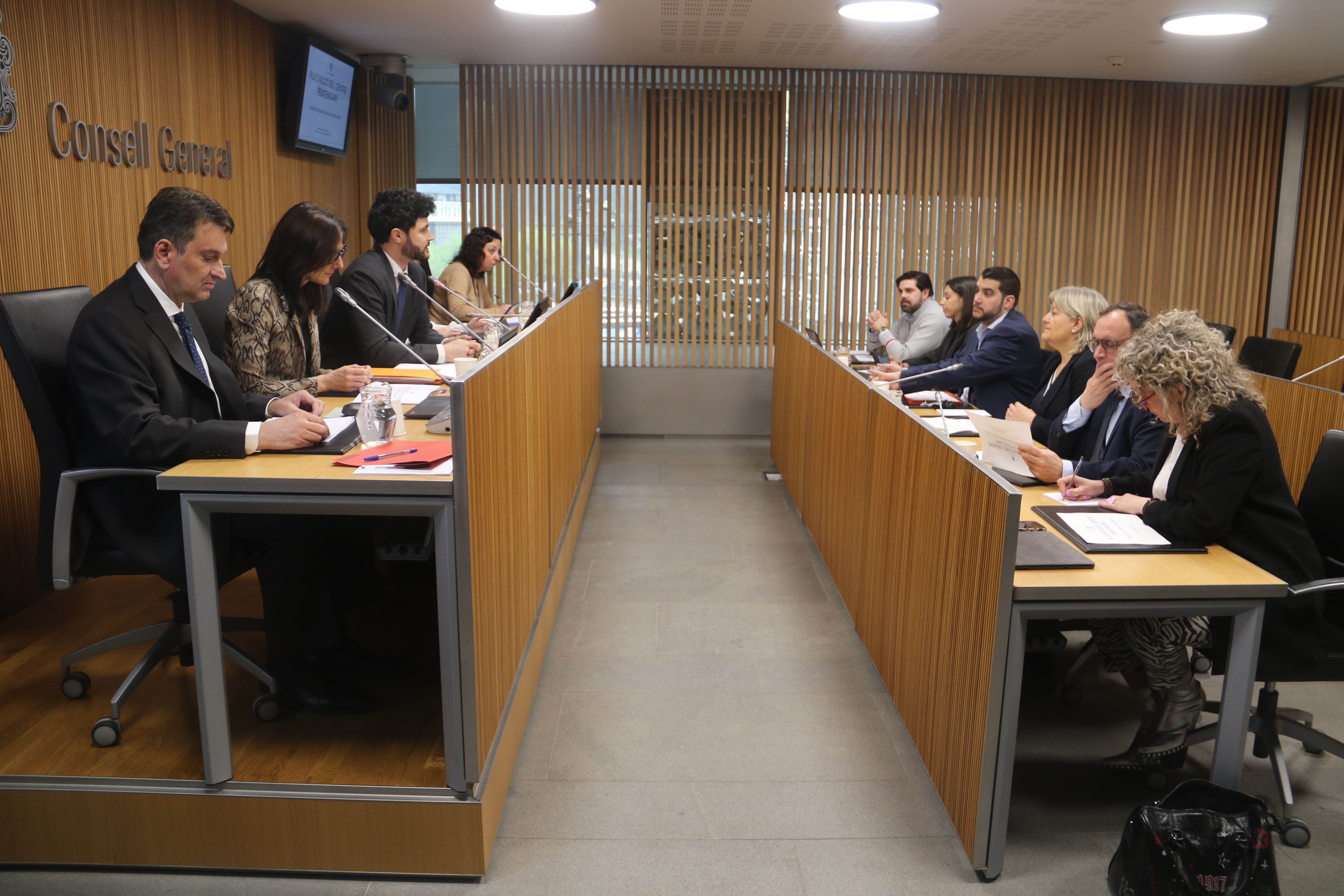 Ester Molné compareixença comissió Justícia i Interior centre penitenciari