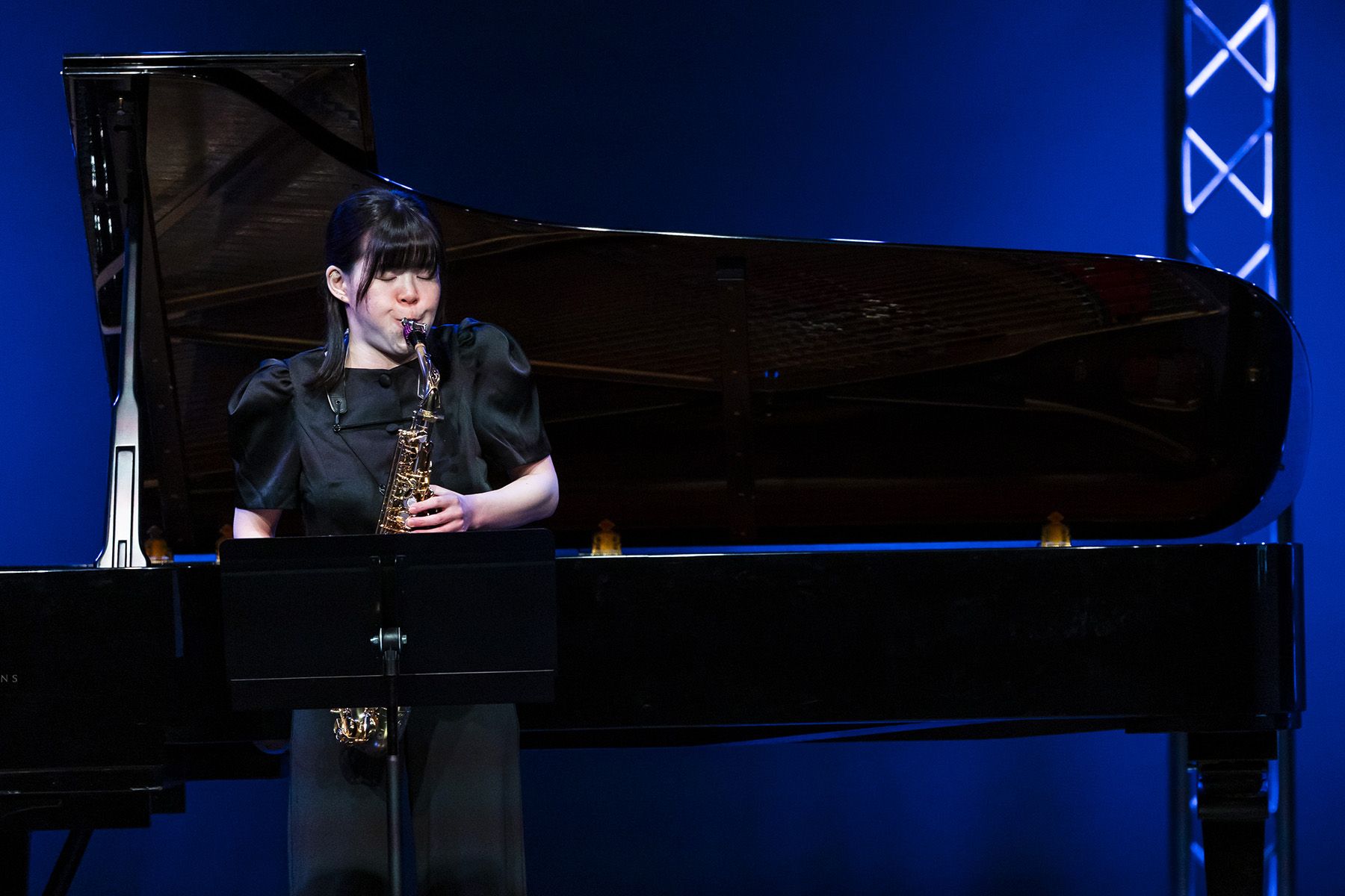 Una de les participants a la 13a edició de l'Andorra Sax Fest 2026.