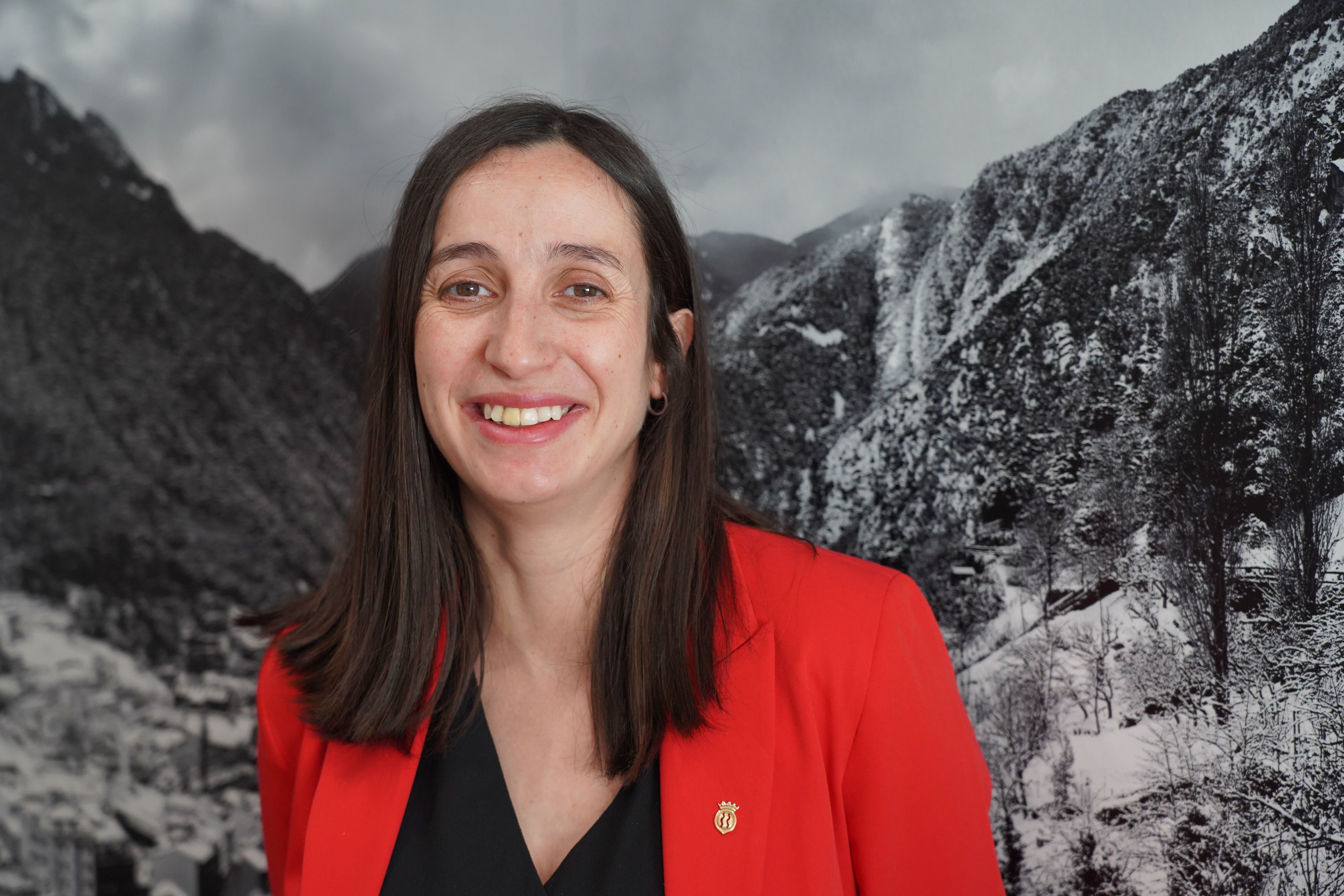 La cònsol menor d'Andorra la Vella, Olalla Losada.