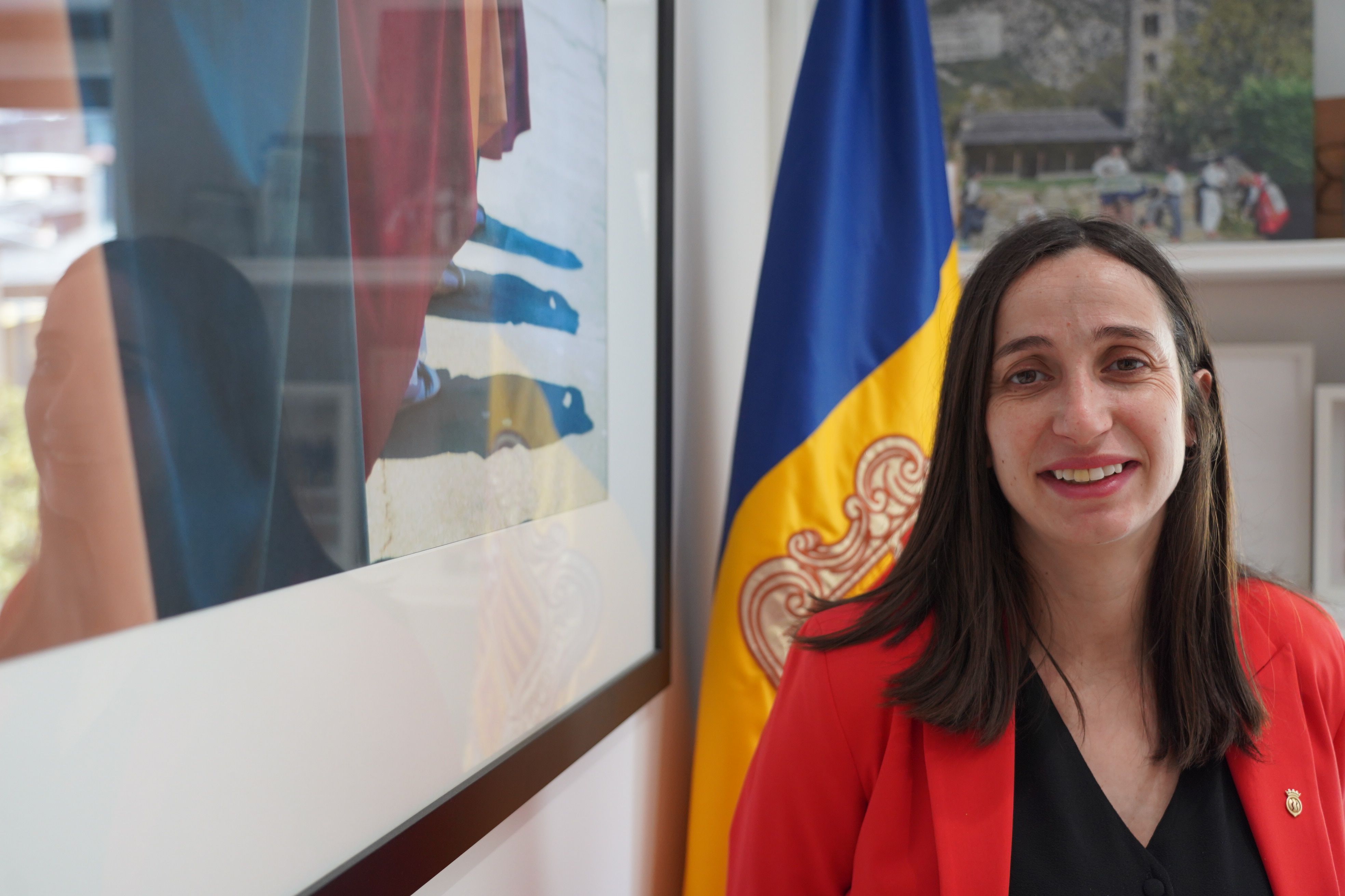 La cònsol menor d'Andorra la Vella, Olalla Losada. // M. P.