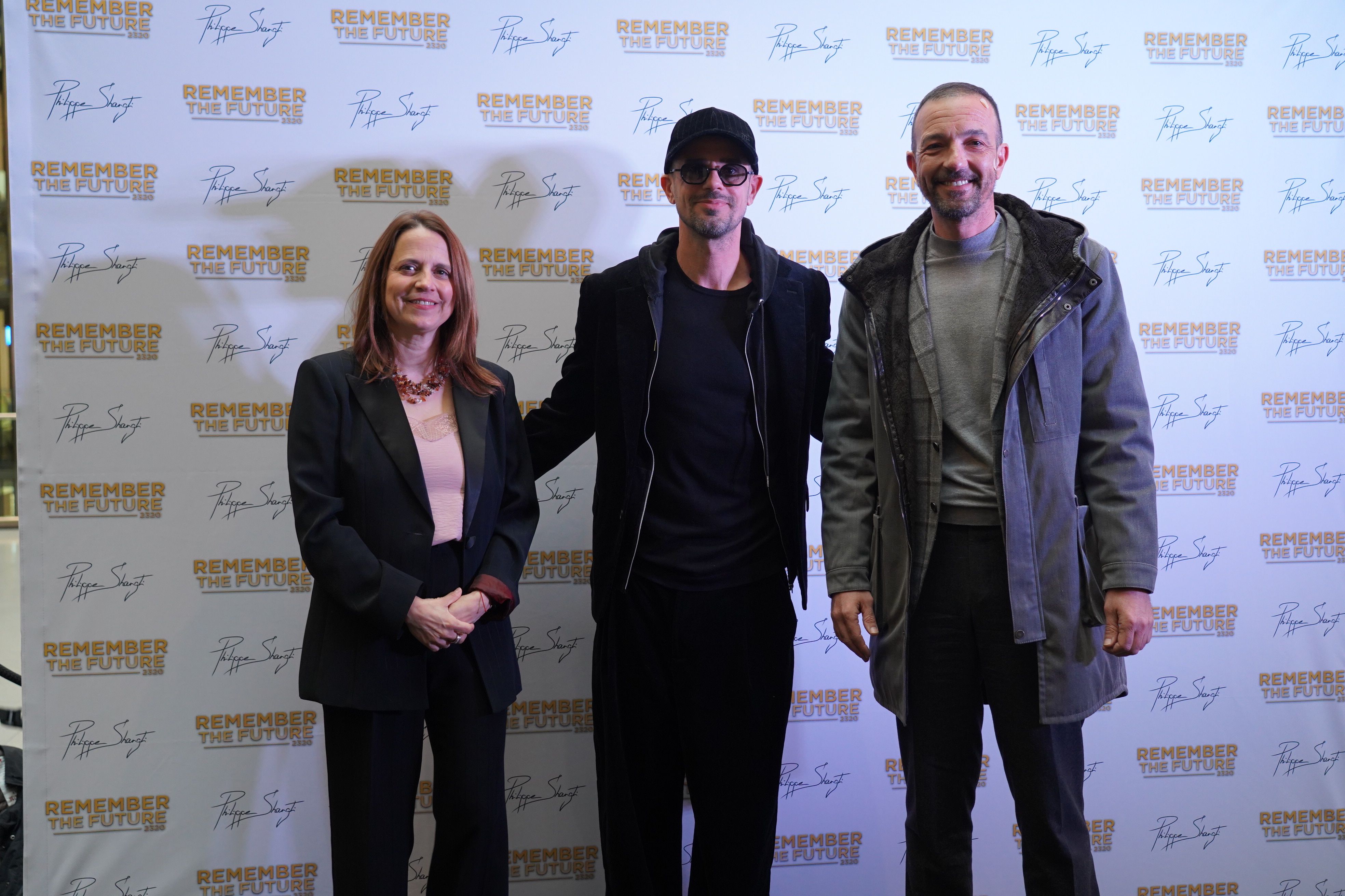 Philippe Shangti amb la cònsol Rosa Gili i el ministre Jordi Torres.