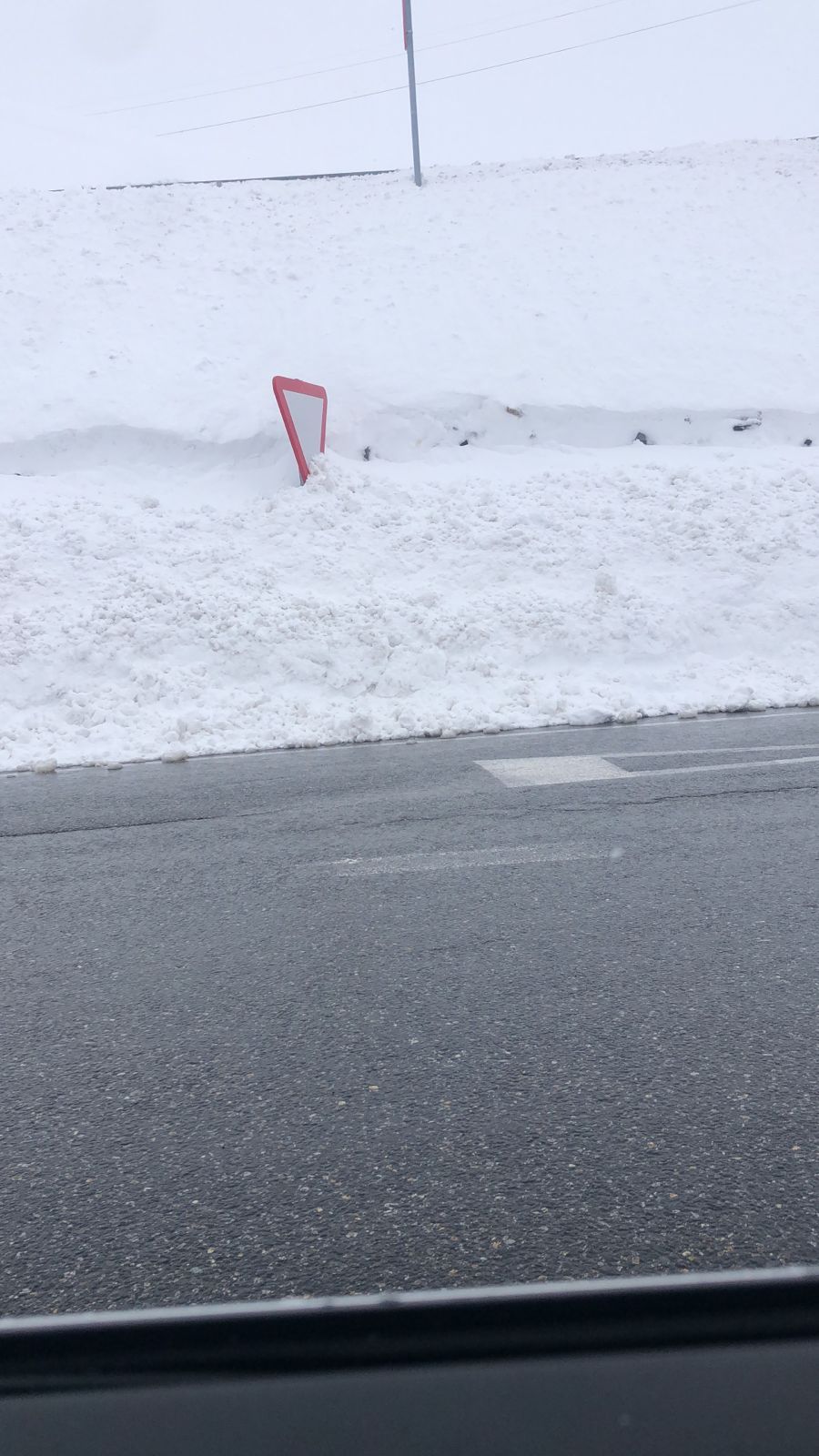 Nivell de neu hagut.