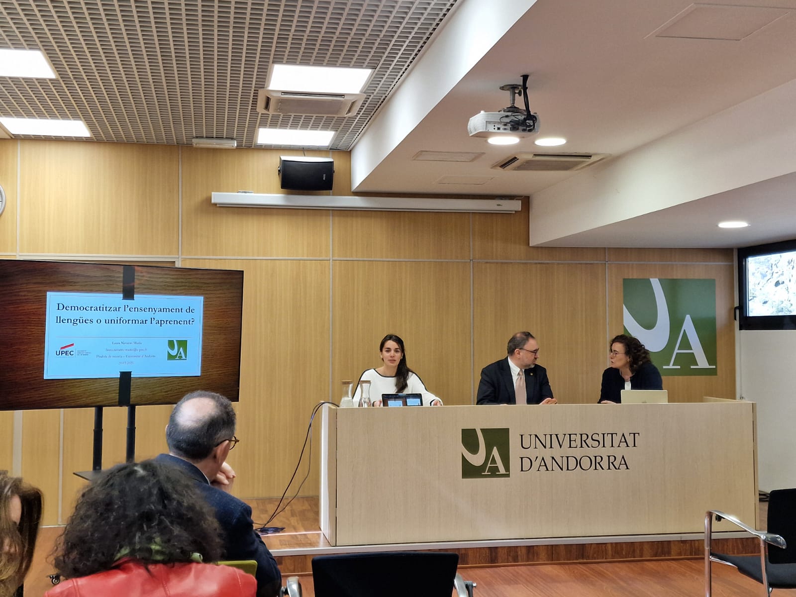 La portaveu del Sindicat, Rebeca Bonache.