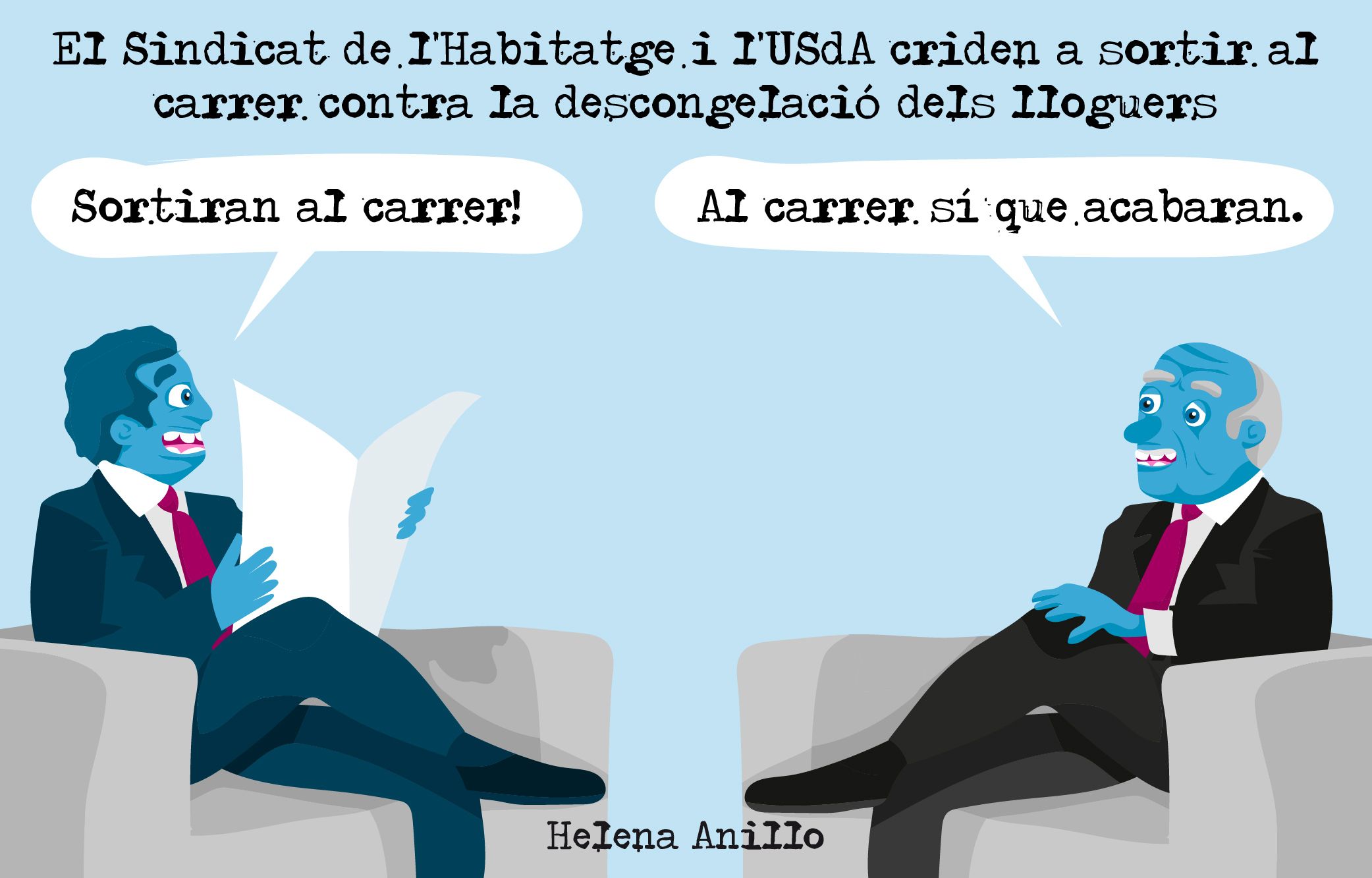 Al carrer. Al carrer.