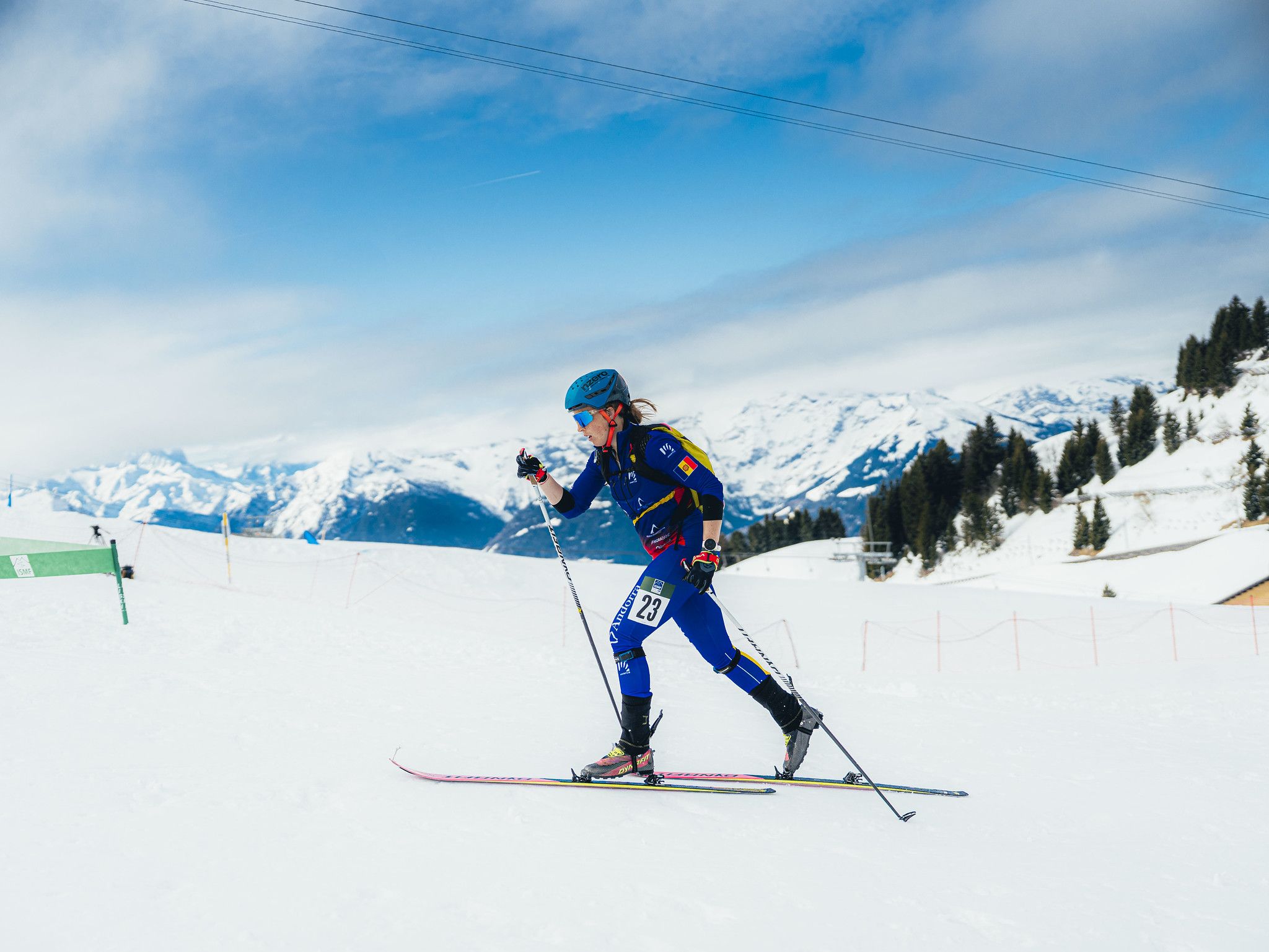 Ancion, a la prova classificatòria de Villars.