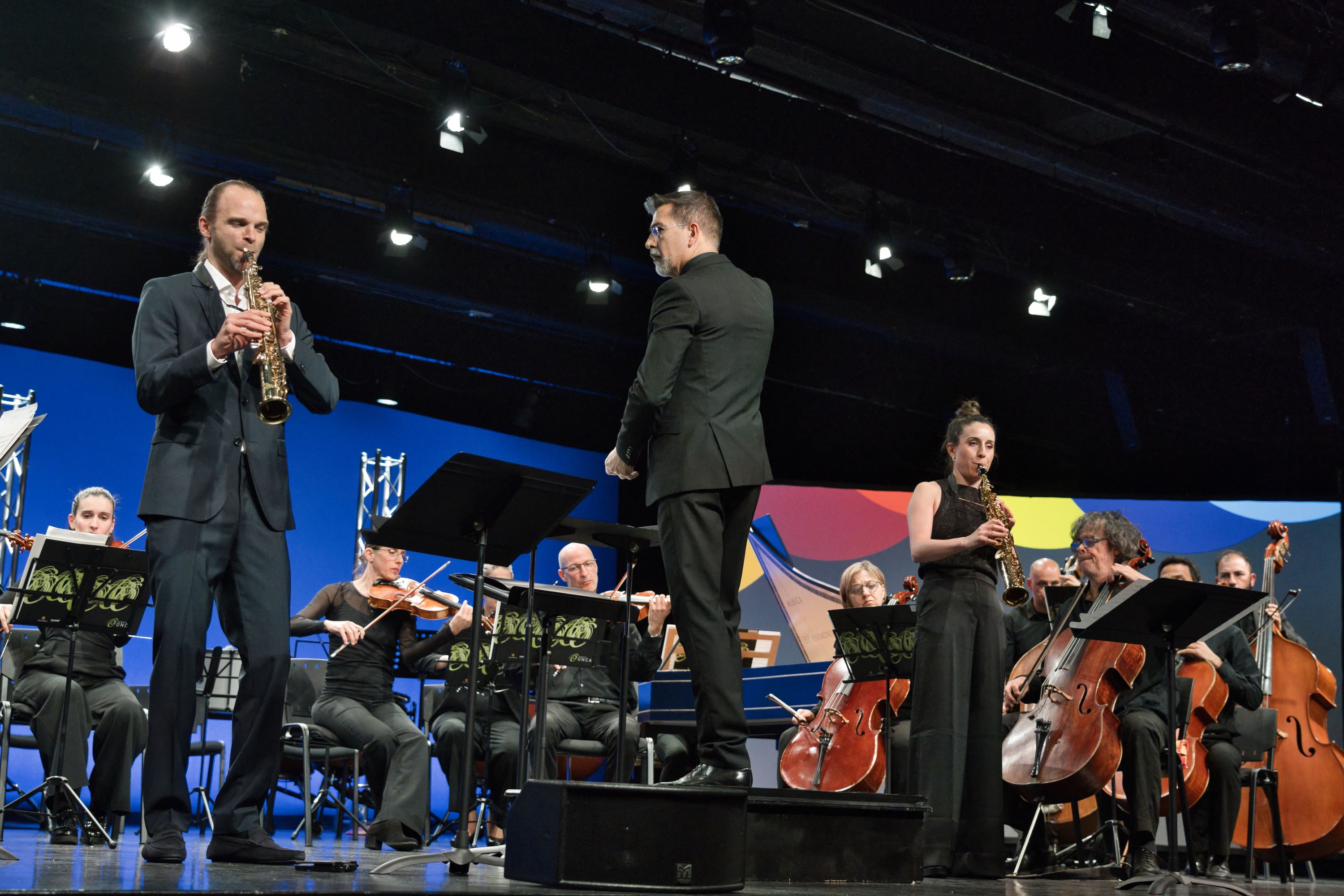 Una de les actuacions d'aquesta tretzena edició del Sax Fest.