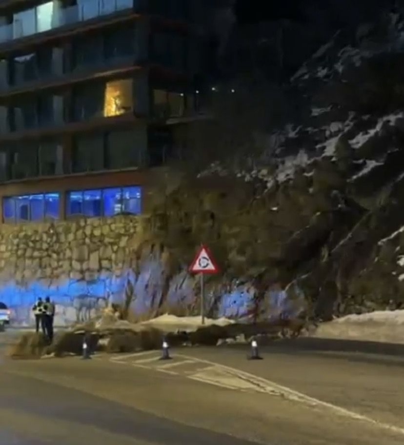 El cos de circulació, pendent de l’esllavissada a la CG-2