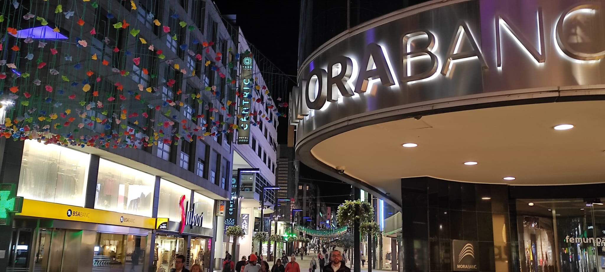 Zona de l'avinguda Meritxell on ha tingut lloc l'incident.