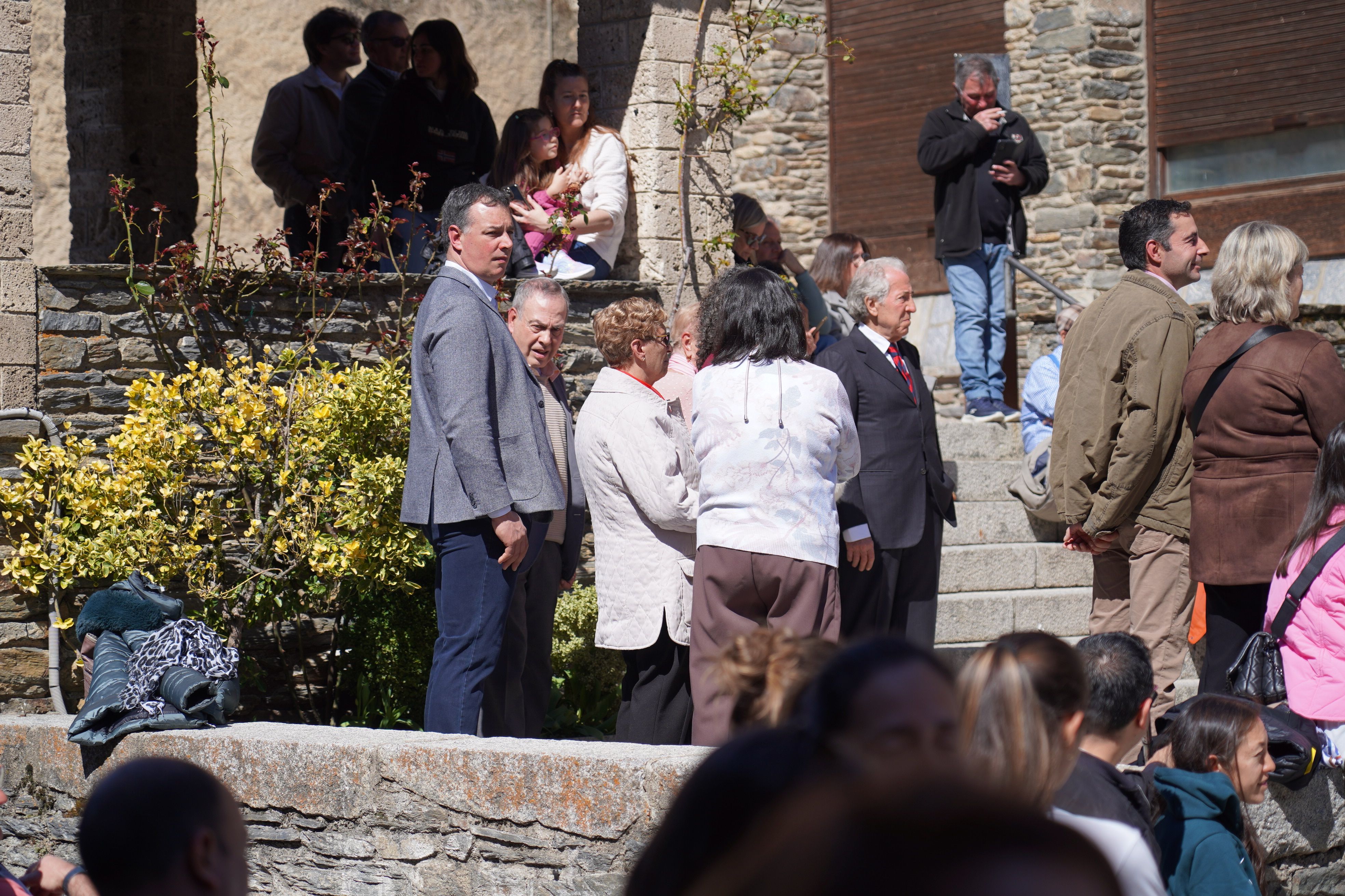 El cònsol menor d'Ordino, Eduard Betriu, present a l'acte. El cònsol menor d'Ordino, Eduard Betriu, present a l'acte.