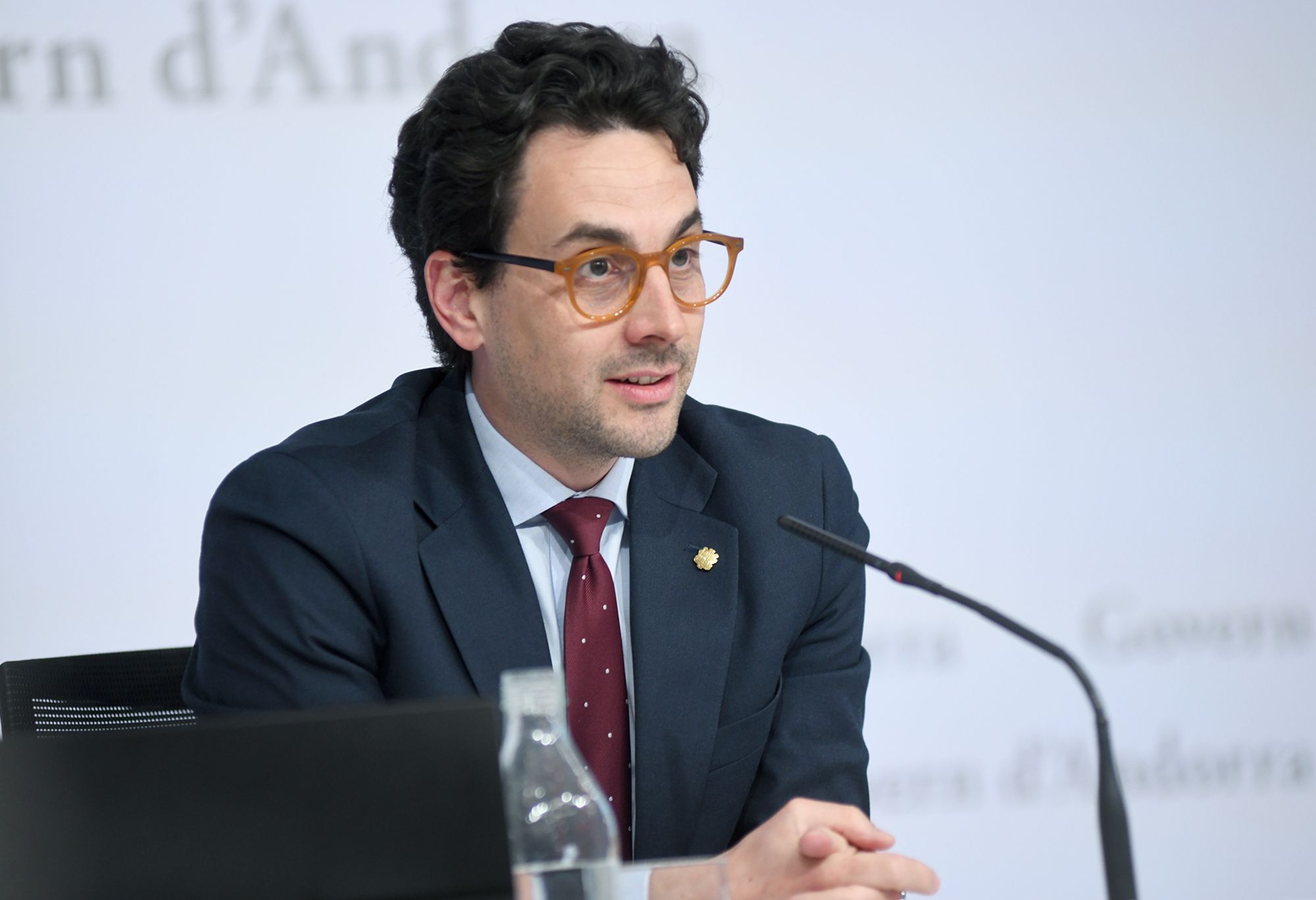 Guillem Casal, ministre portaveu. Guillem Casal, ministre portaveu.