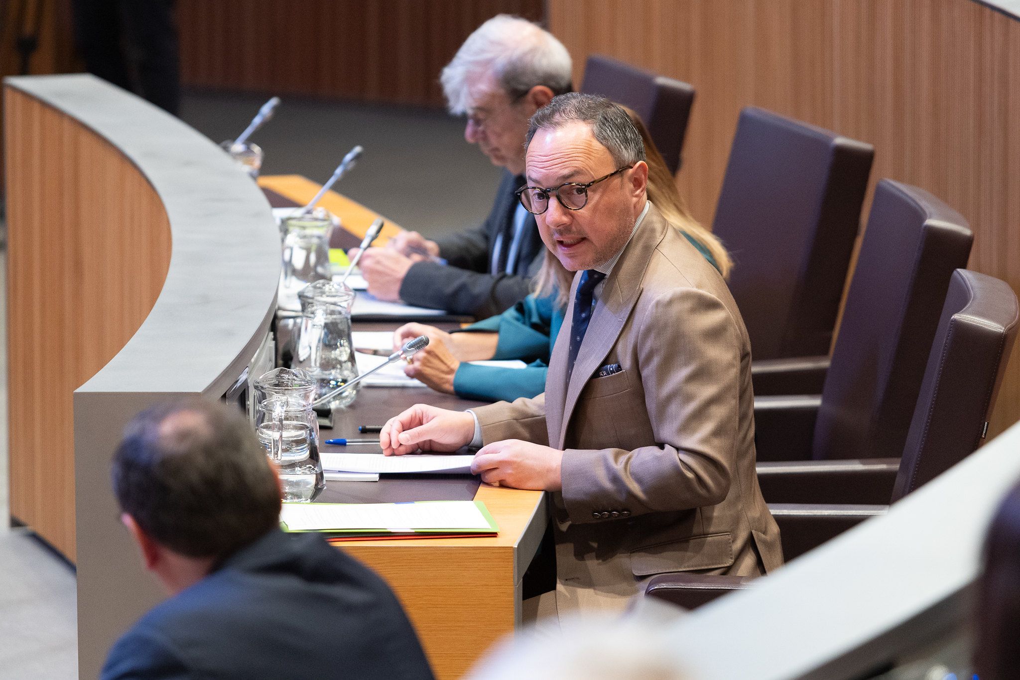 Espot, durant la sessió.