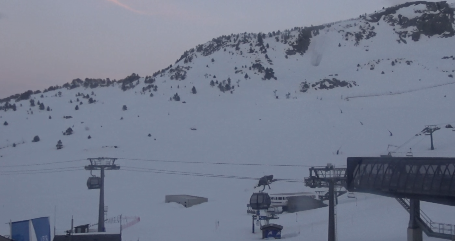 Una imatge d'Arcalís aquest dijous.