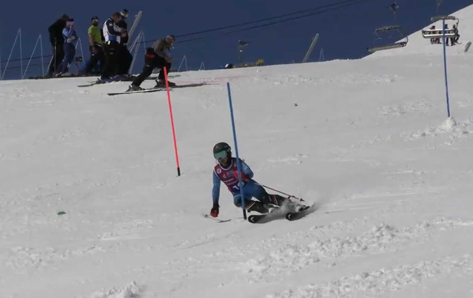 L'andorrana, als darrers Campionats de França absoluts. L'andorrana, als darrers Campionats de França absoluts.