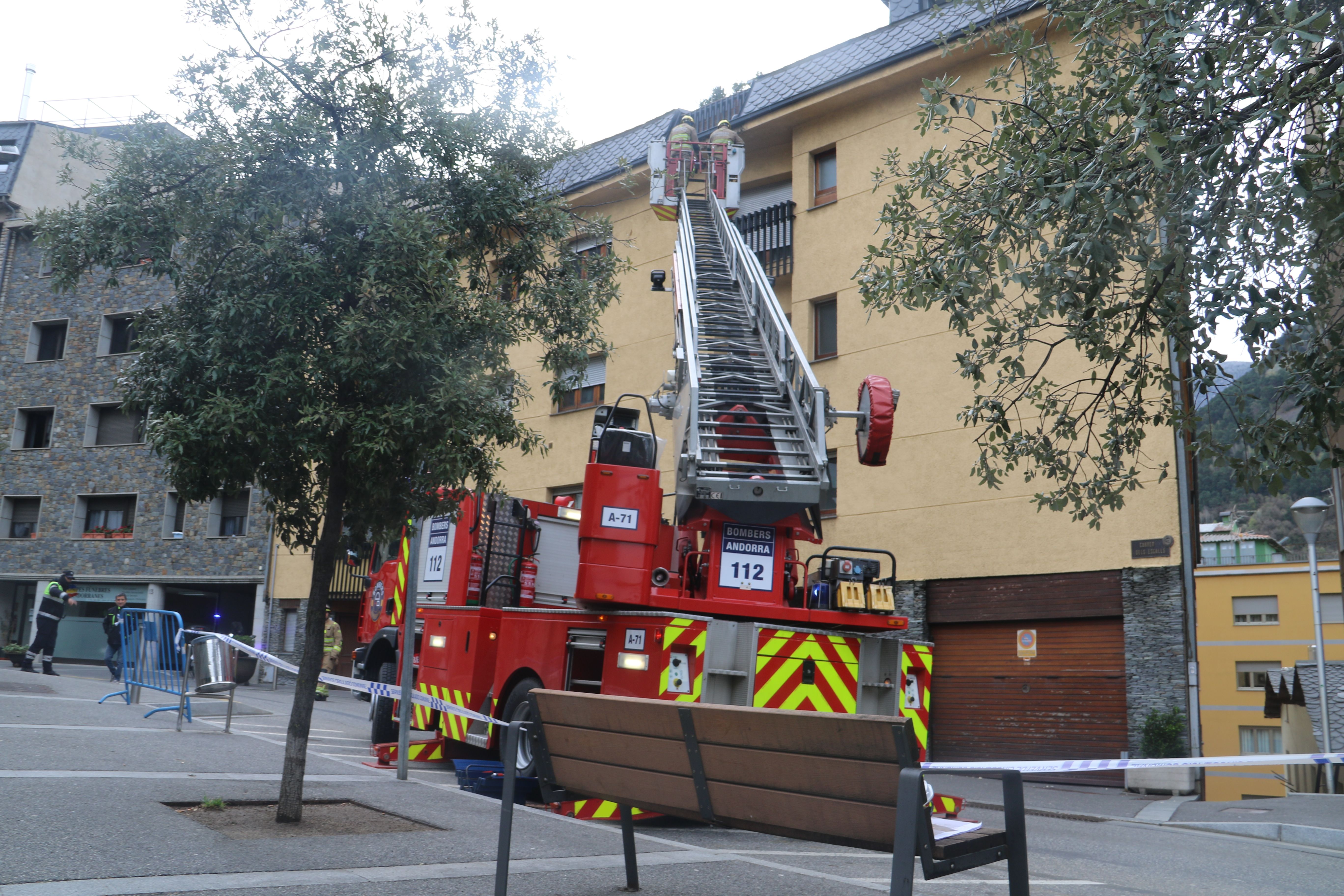 La intervenció dels bombers. La intervenció dels bombers.