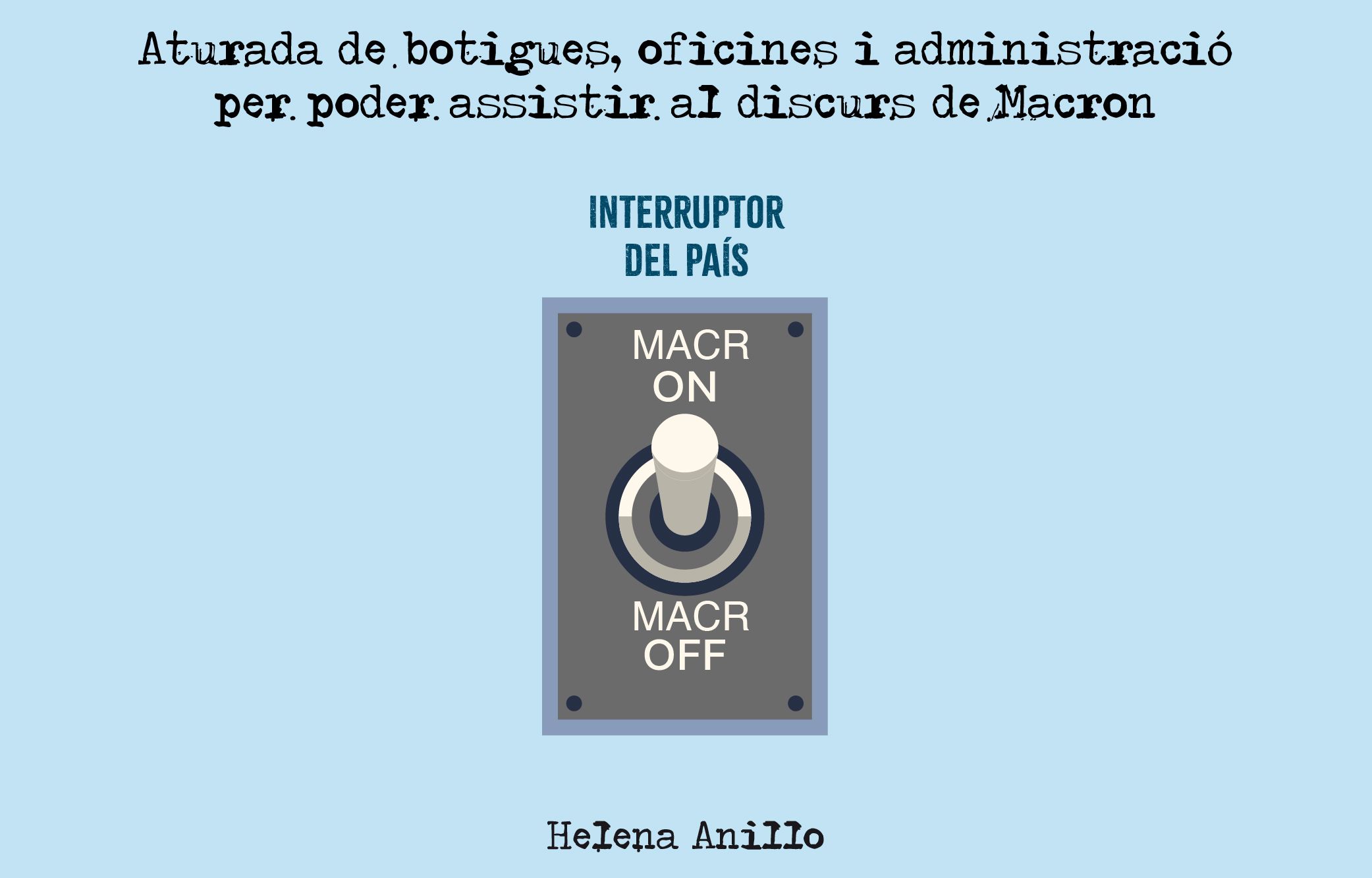 Comerços en ‘macroff’.