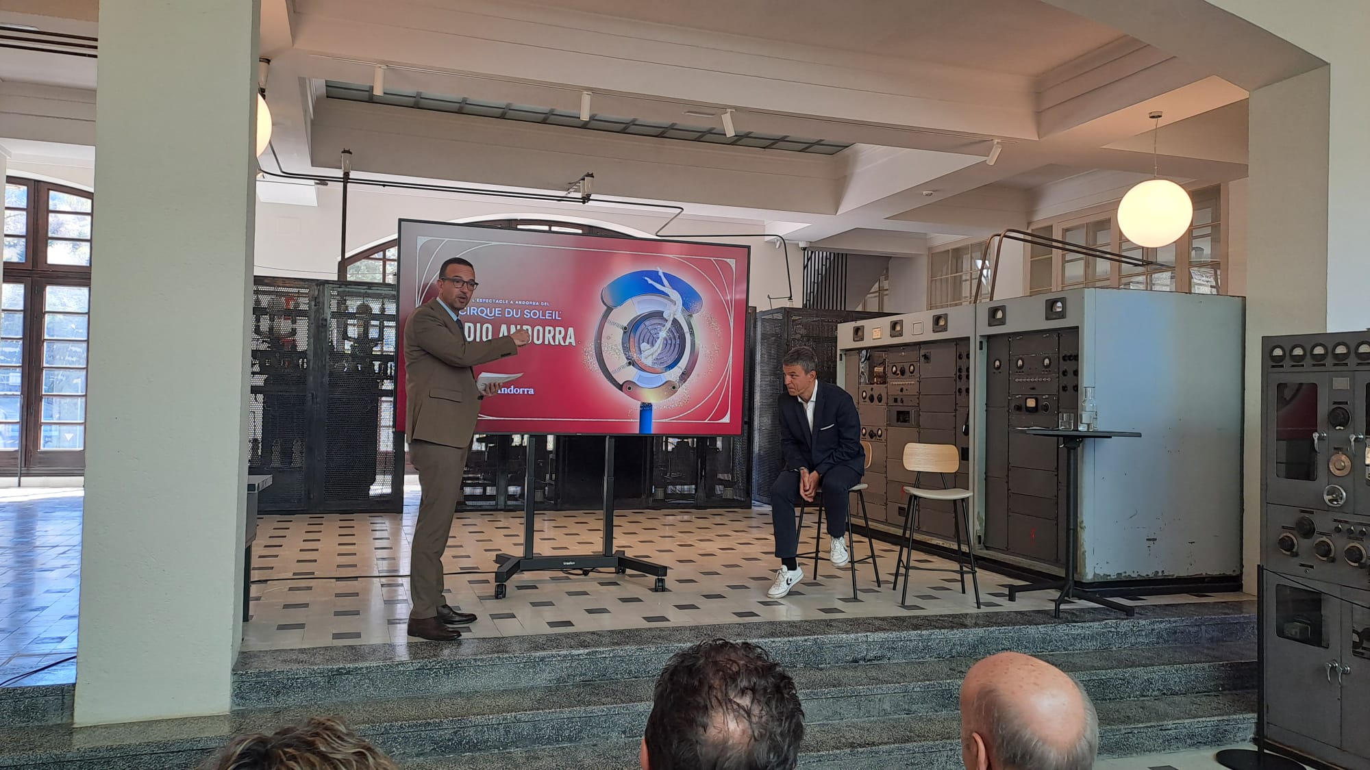 Jordi i Enric Torres durant la presentació d'aquest matí a l'emissora.