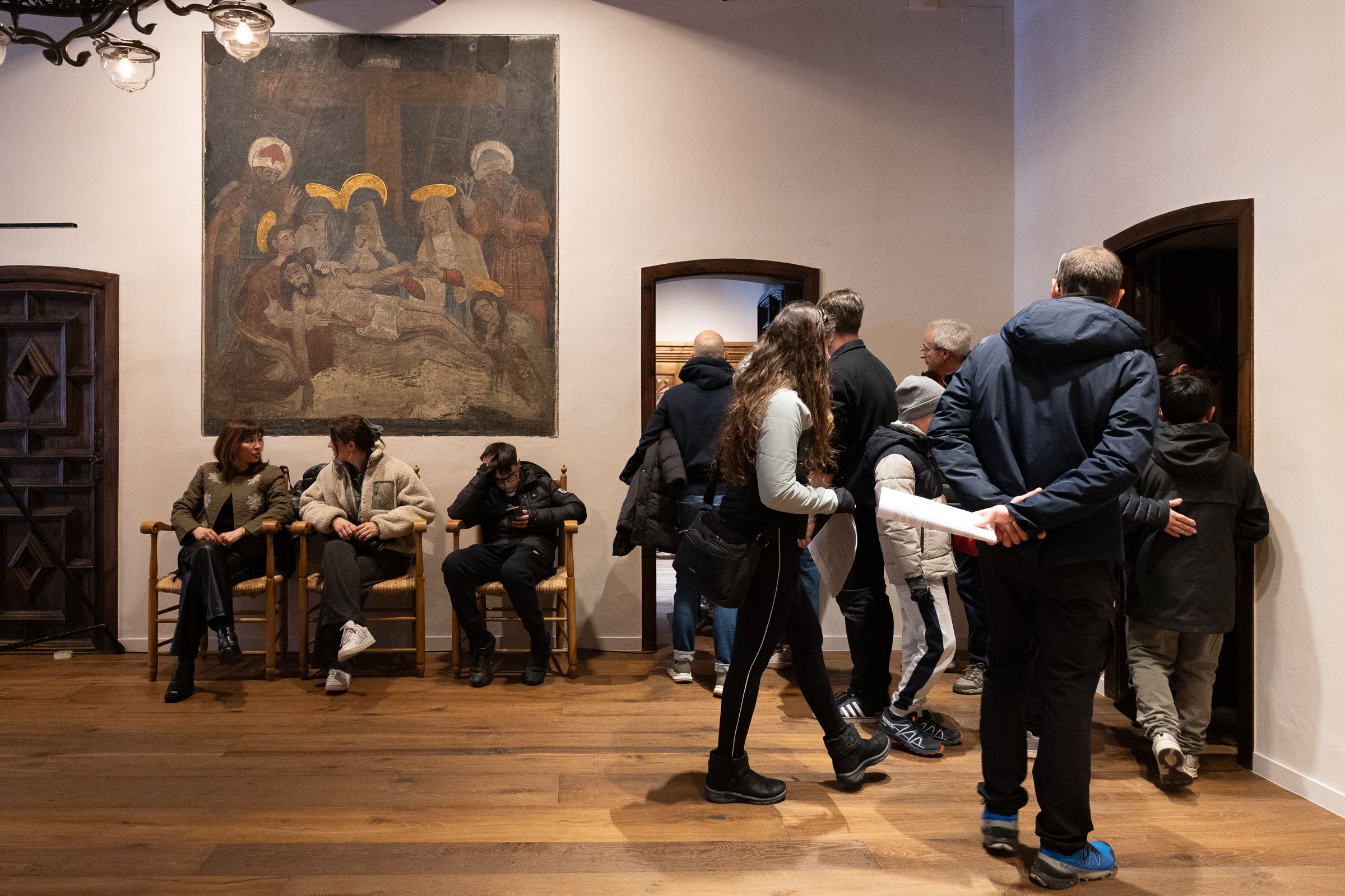 Alguns dels visitants de Casa de la Vall aquests últims mesos. 