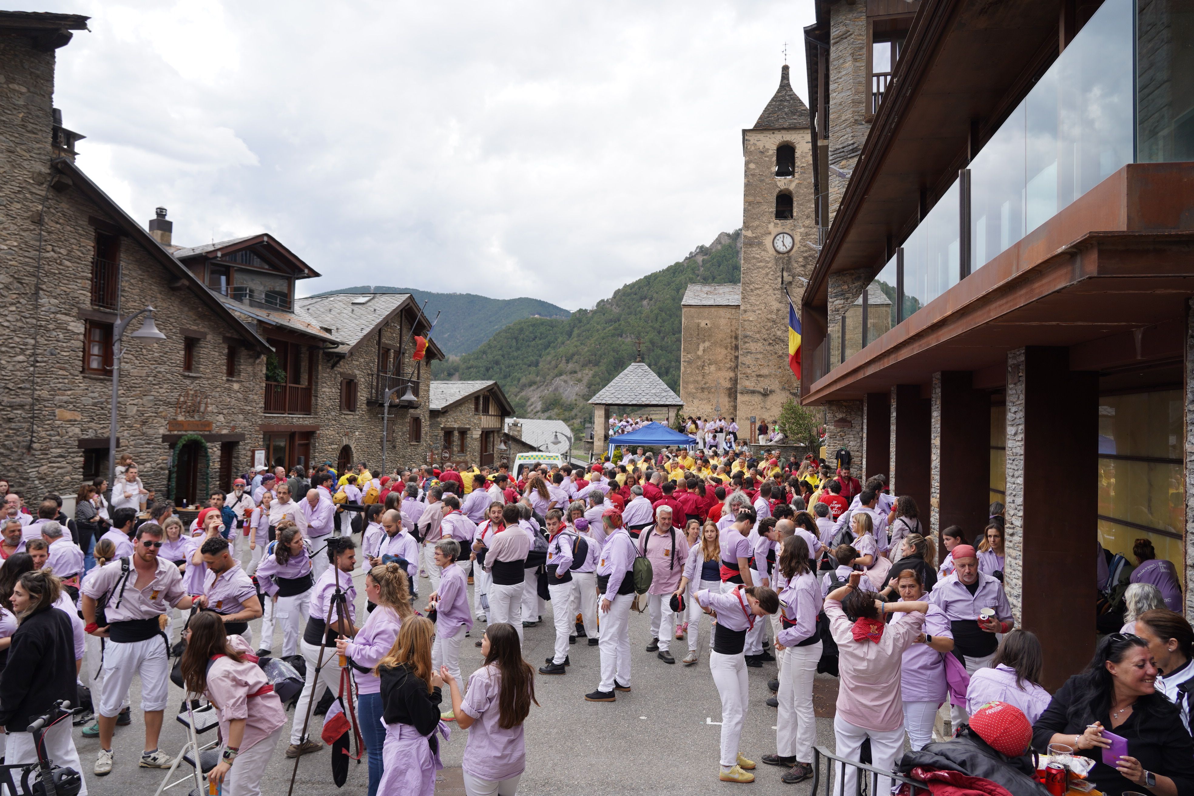 les colles apunt de començar.