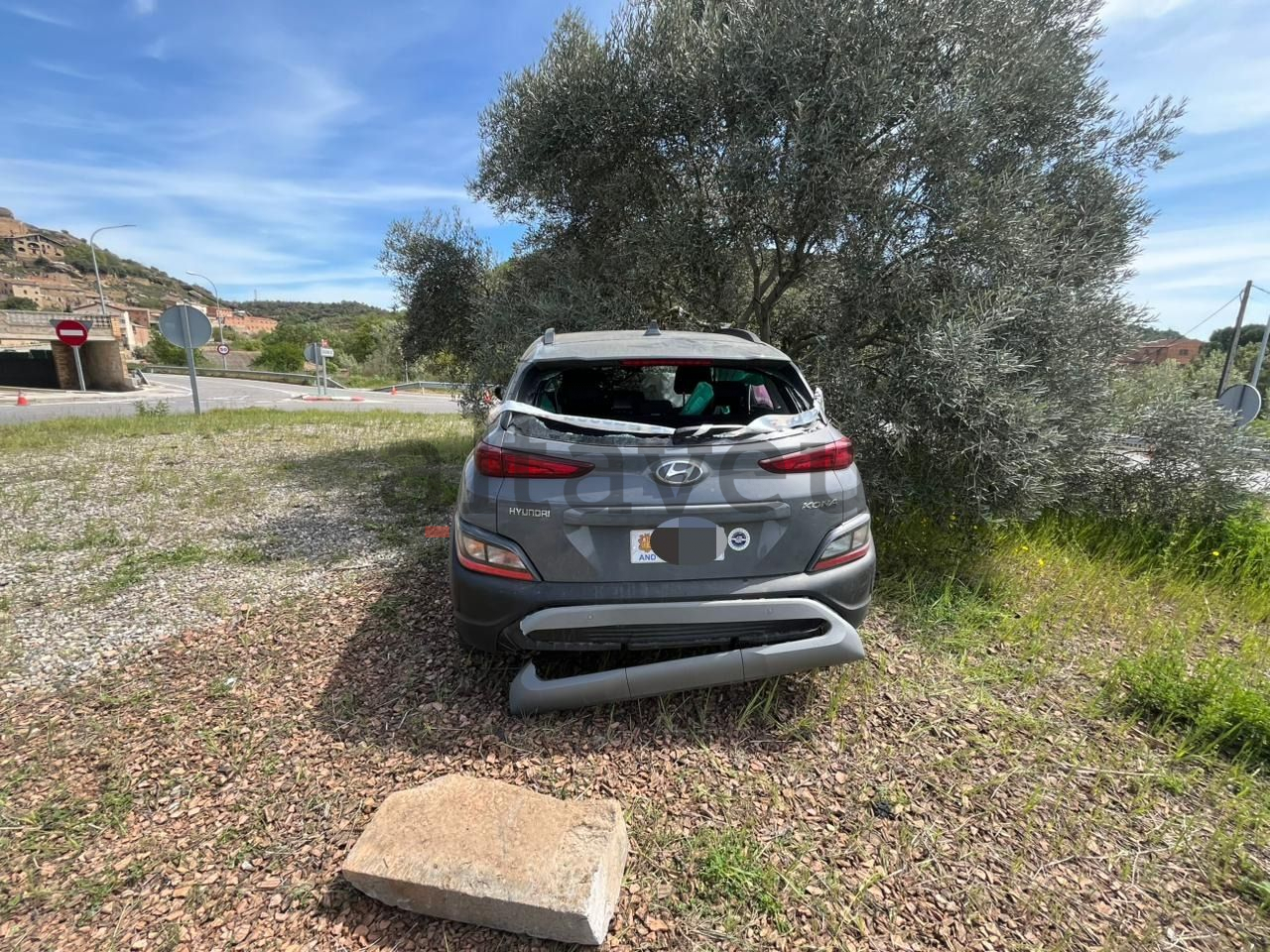 El vehicle ha sofert danys importants.