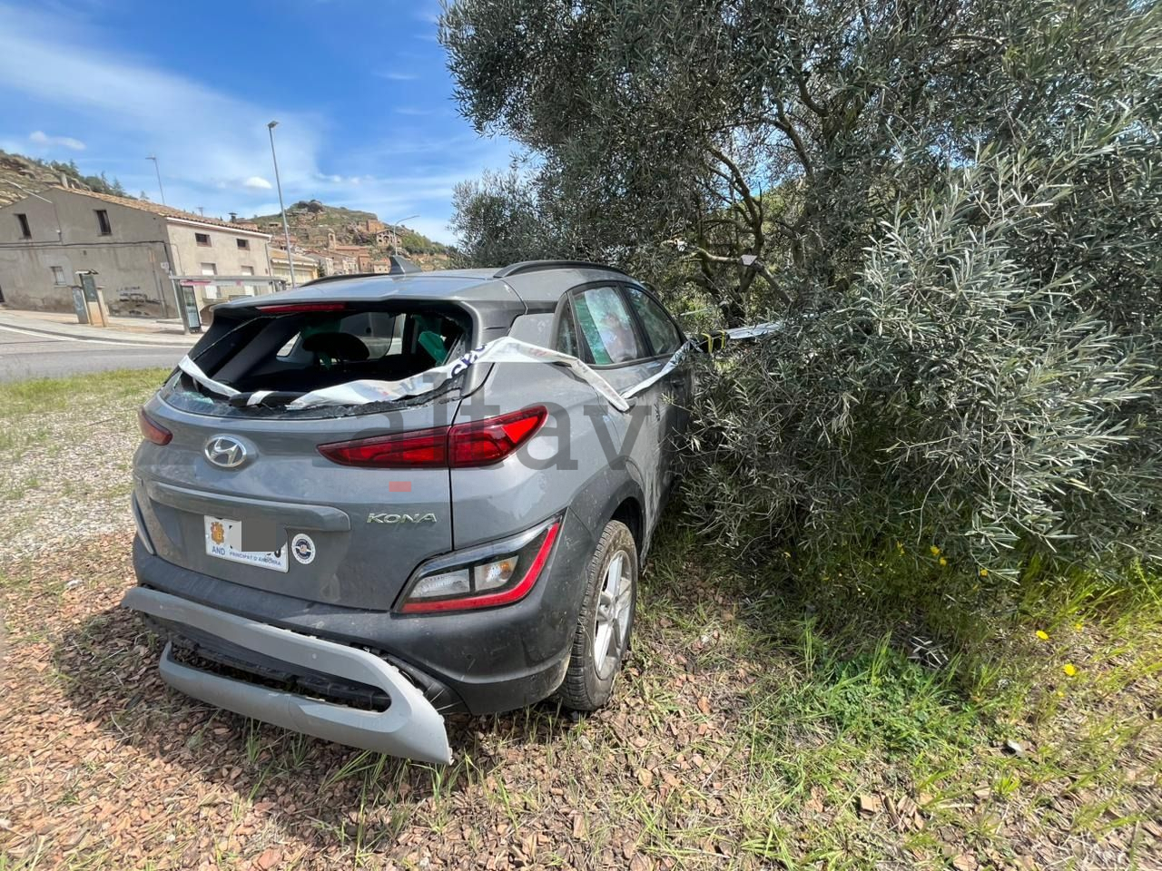 El vehicle ha sofert danys importants.