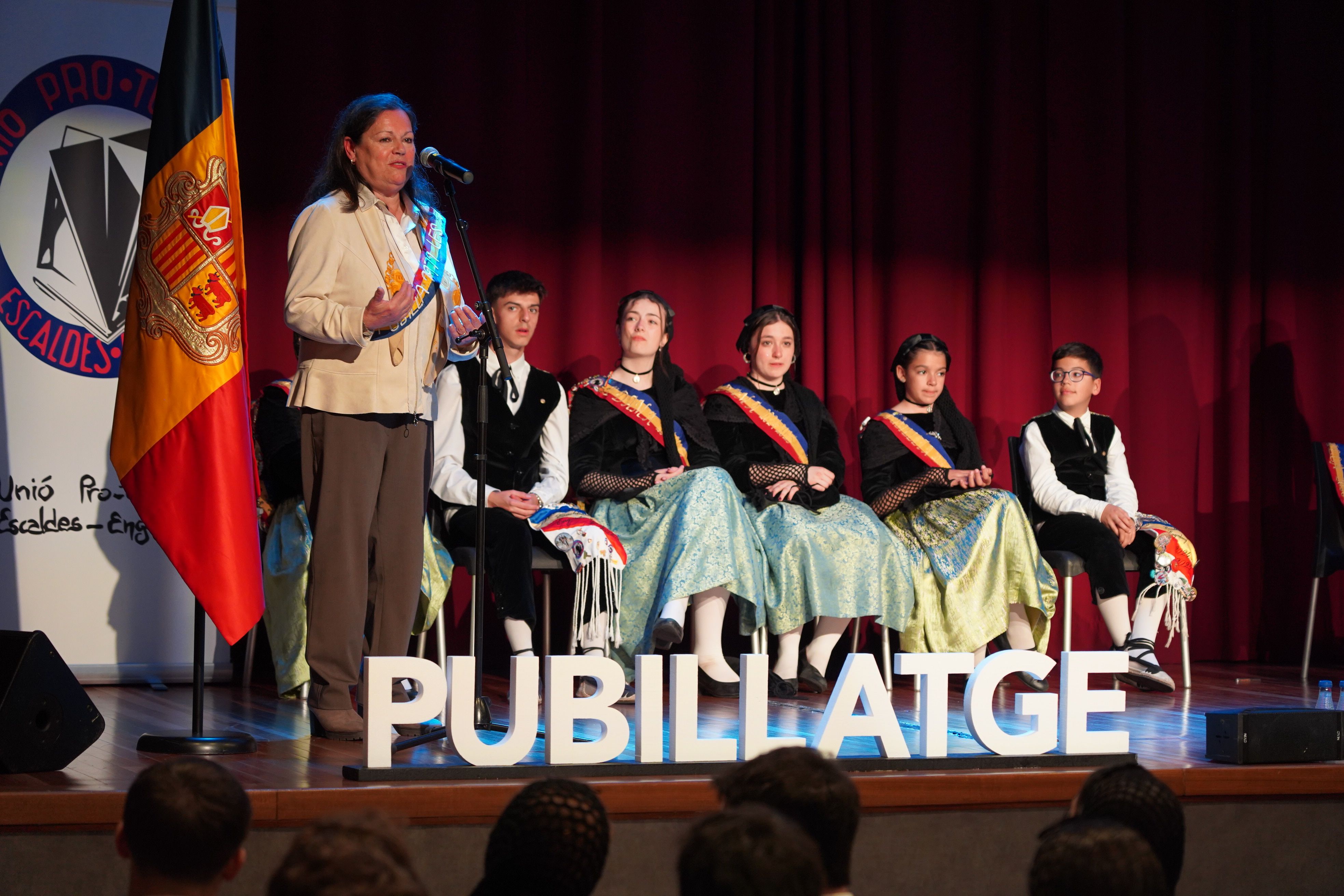 Manolita Crespo,  primera pubilla d'Escaldes-Engordany.