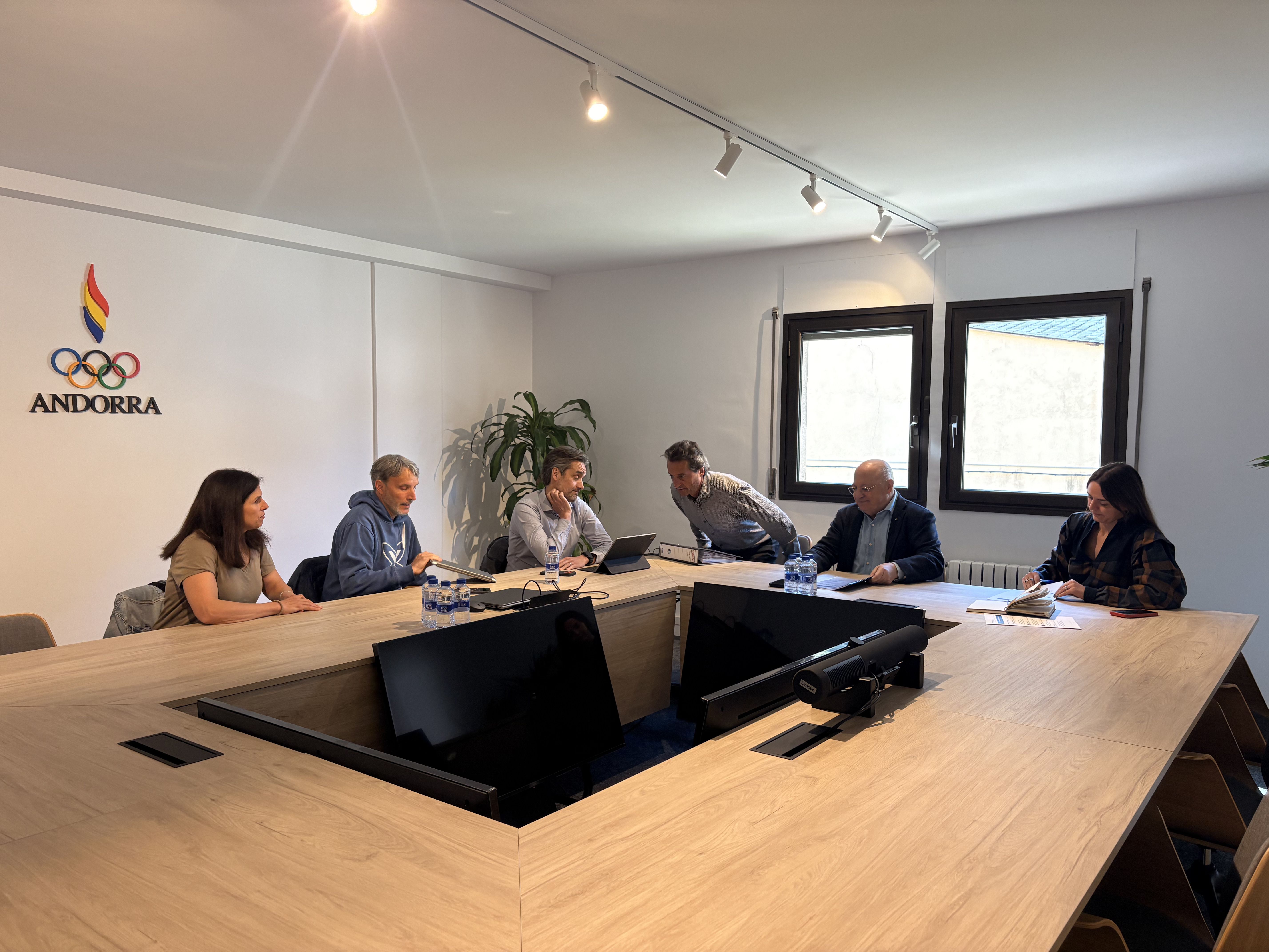 El Comitè Olímpic Andorrà inicia una ronda de trobades amb les federacions per treballar els projectes dels pròxims mesos.