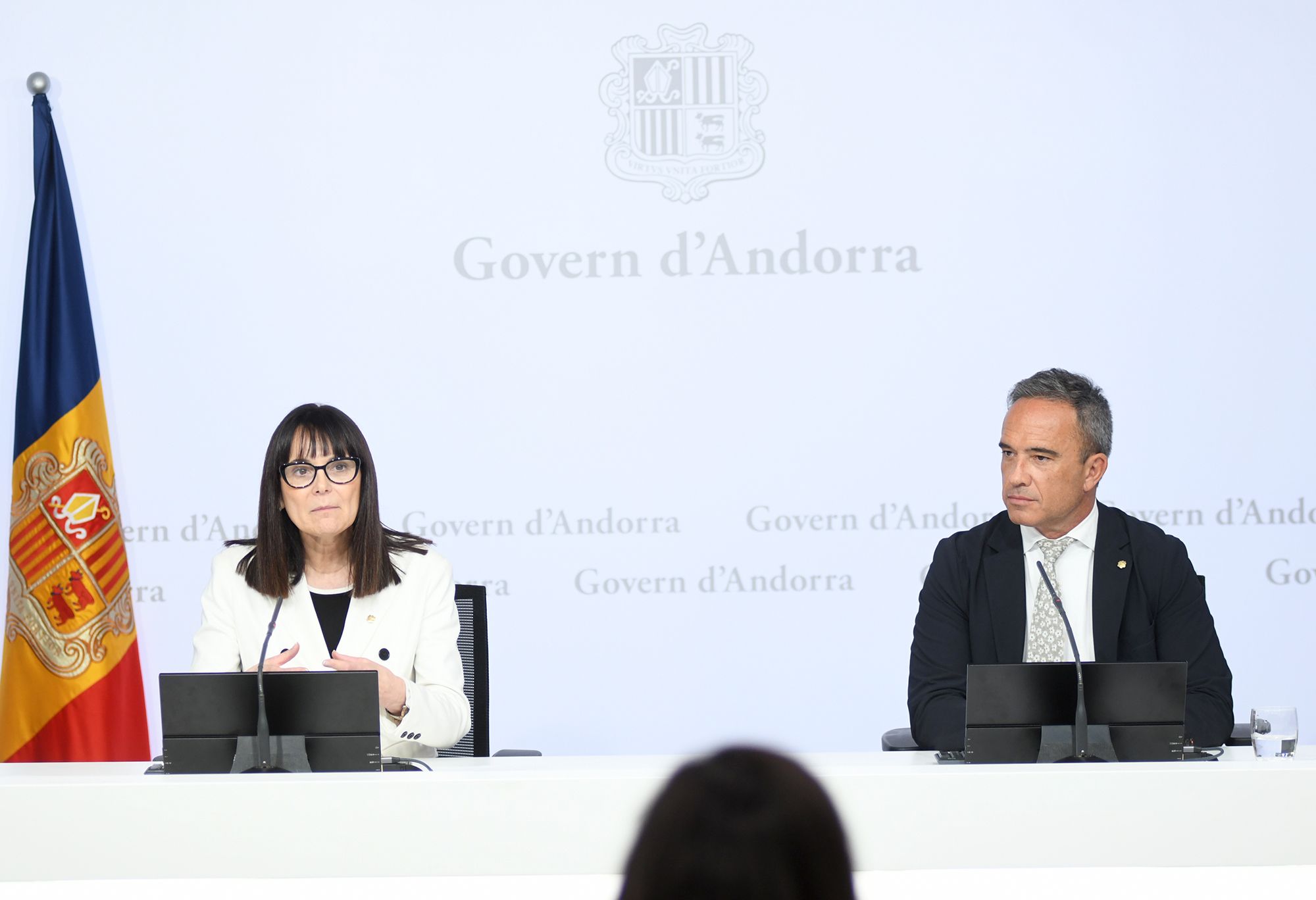 Bonell i Cabanes durant la roda de premsa.