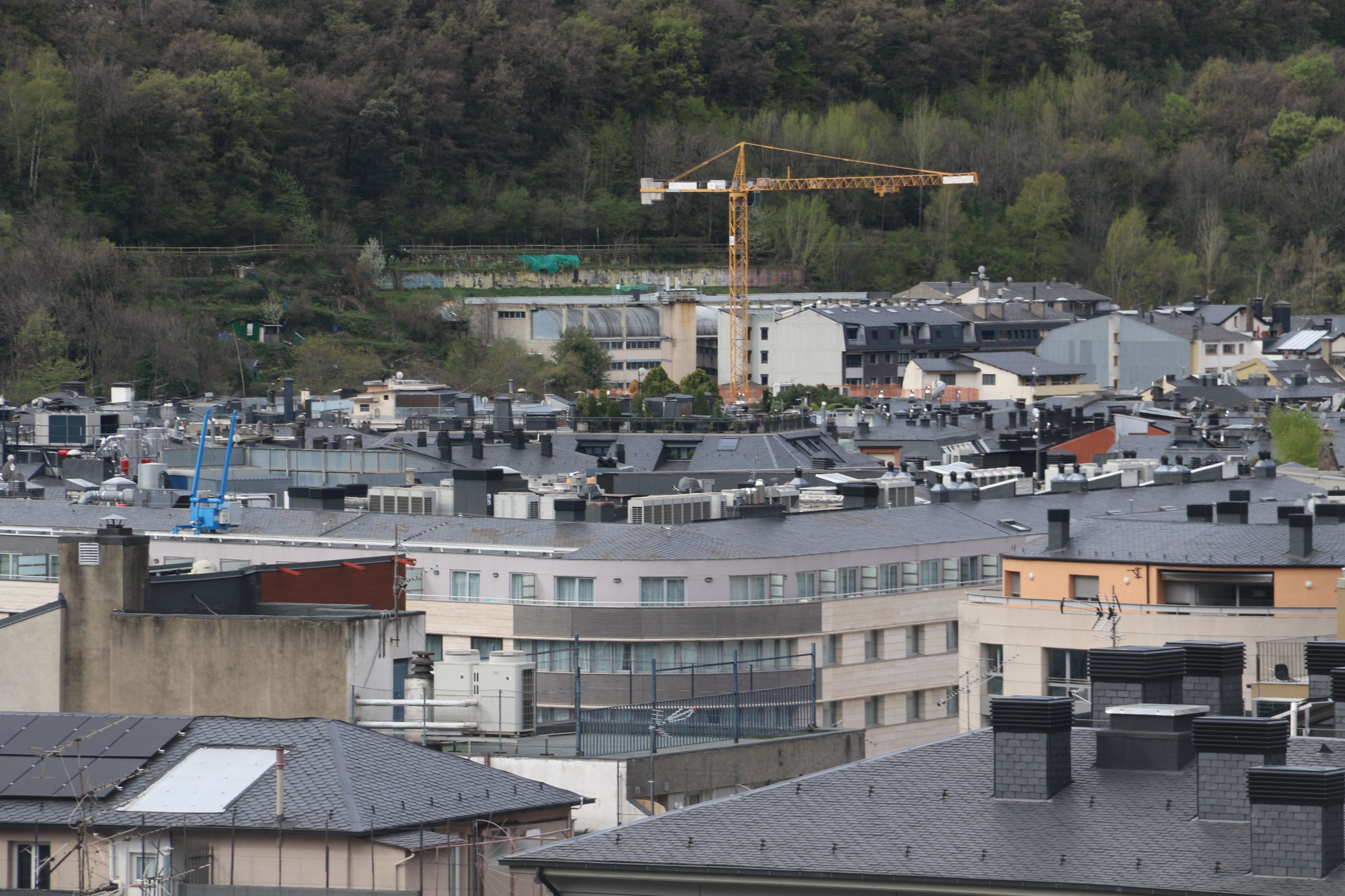 Imatge d'habitatges a la vall central.