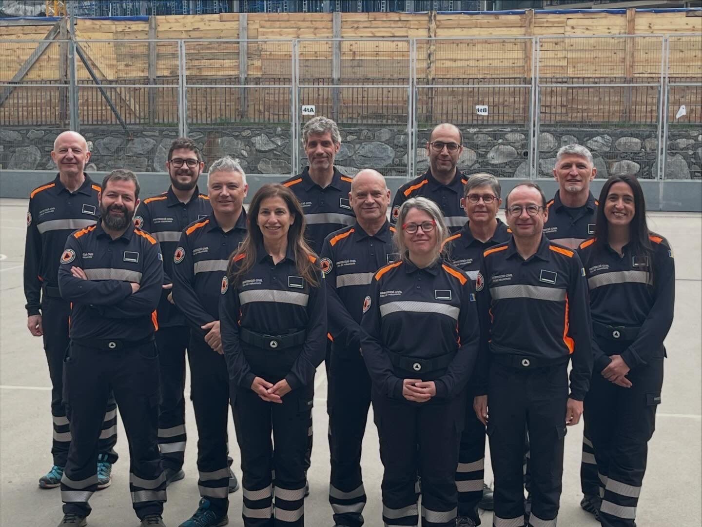 Una imatge del darrer grup de voluntaris.