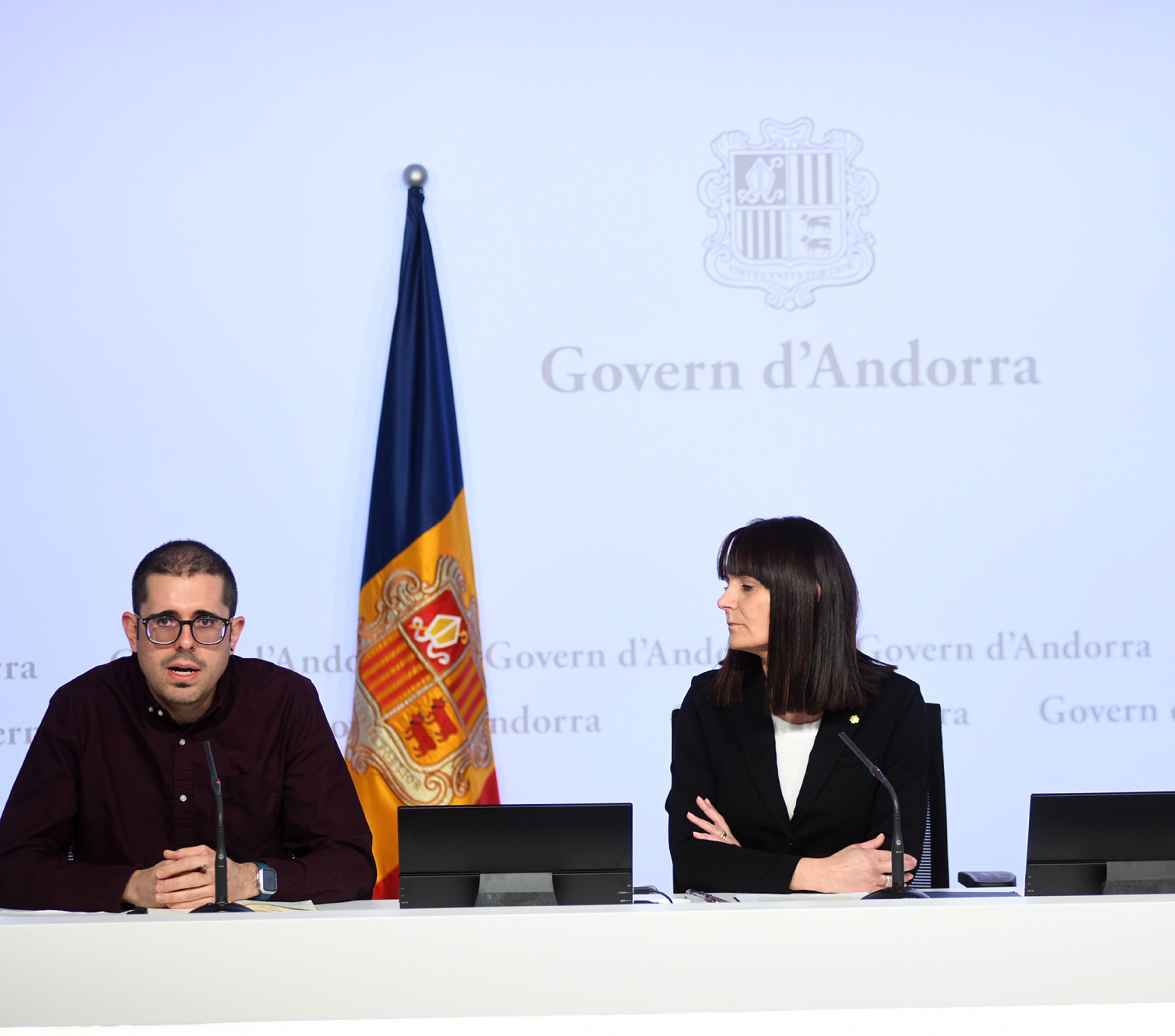 Oliver Vergés amb Mònica Bonell.