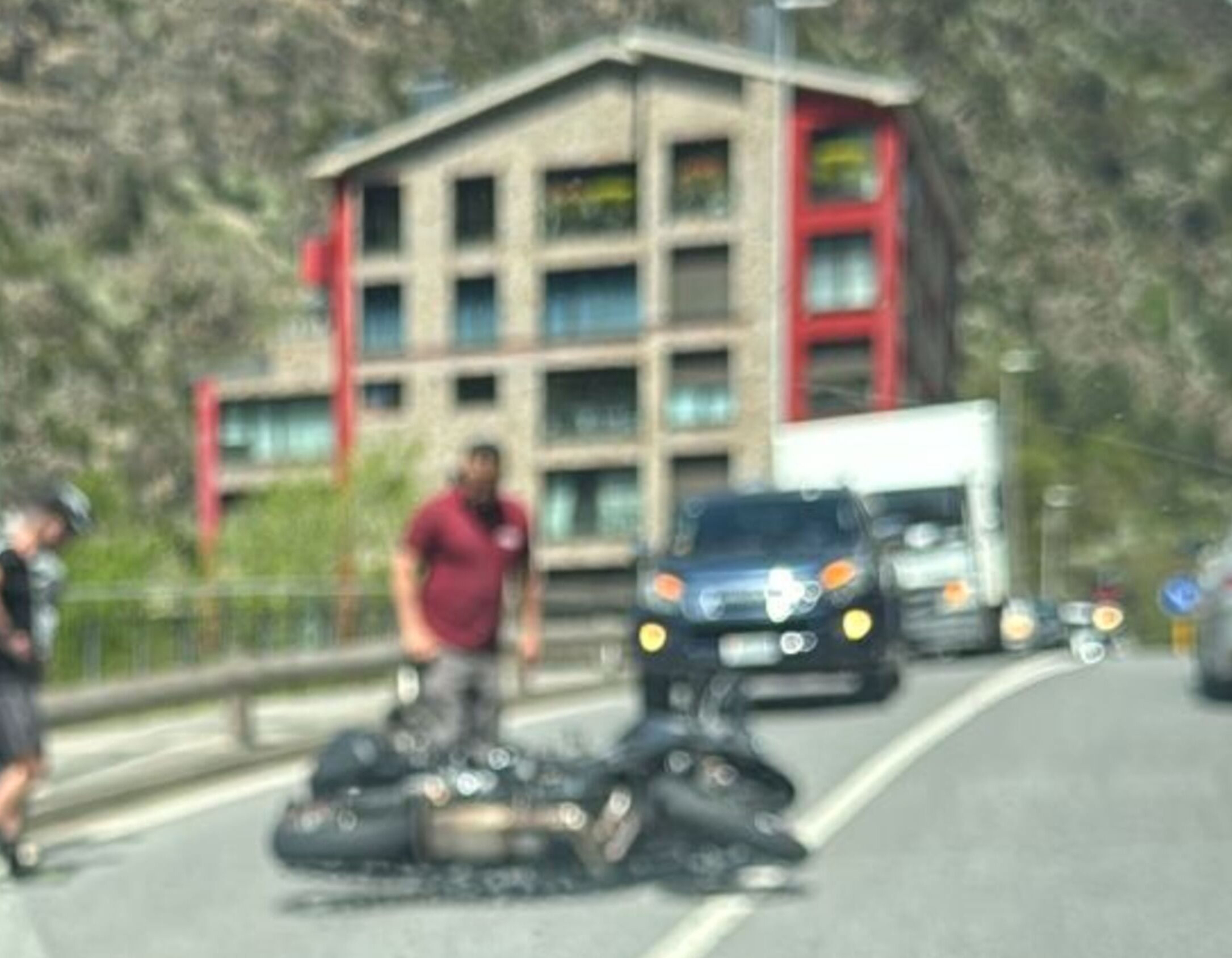 Una imatge de l'accident.