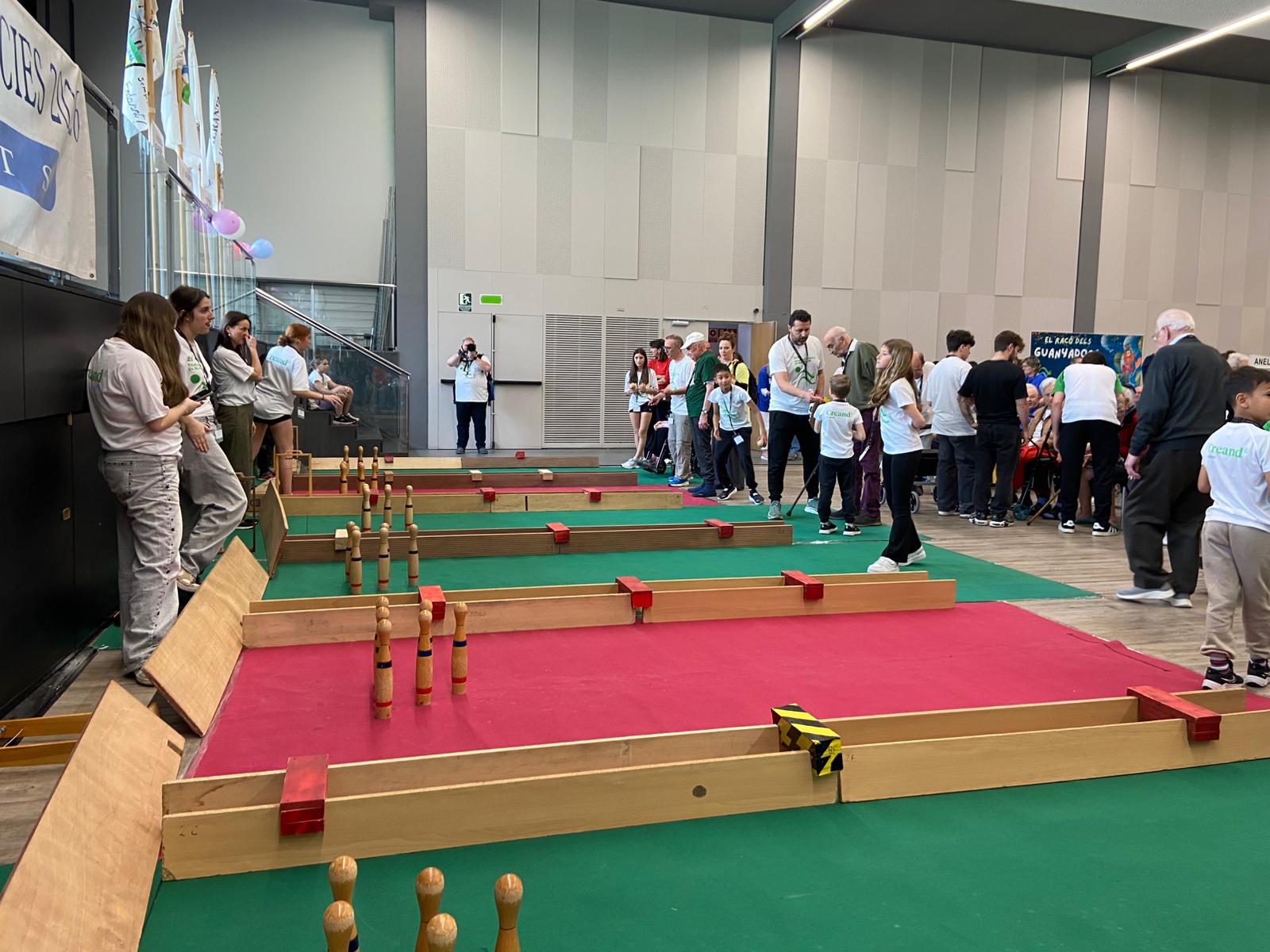 Les bitlles, preparades per a la gent gran.