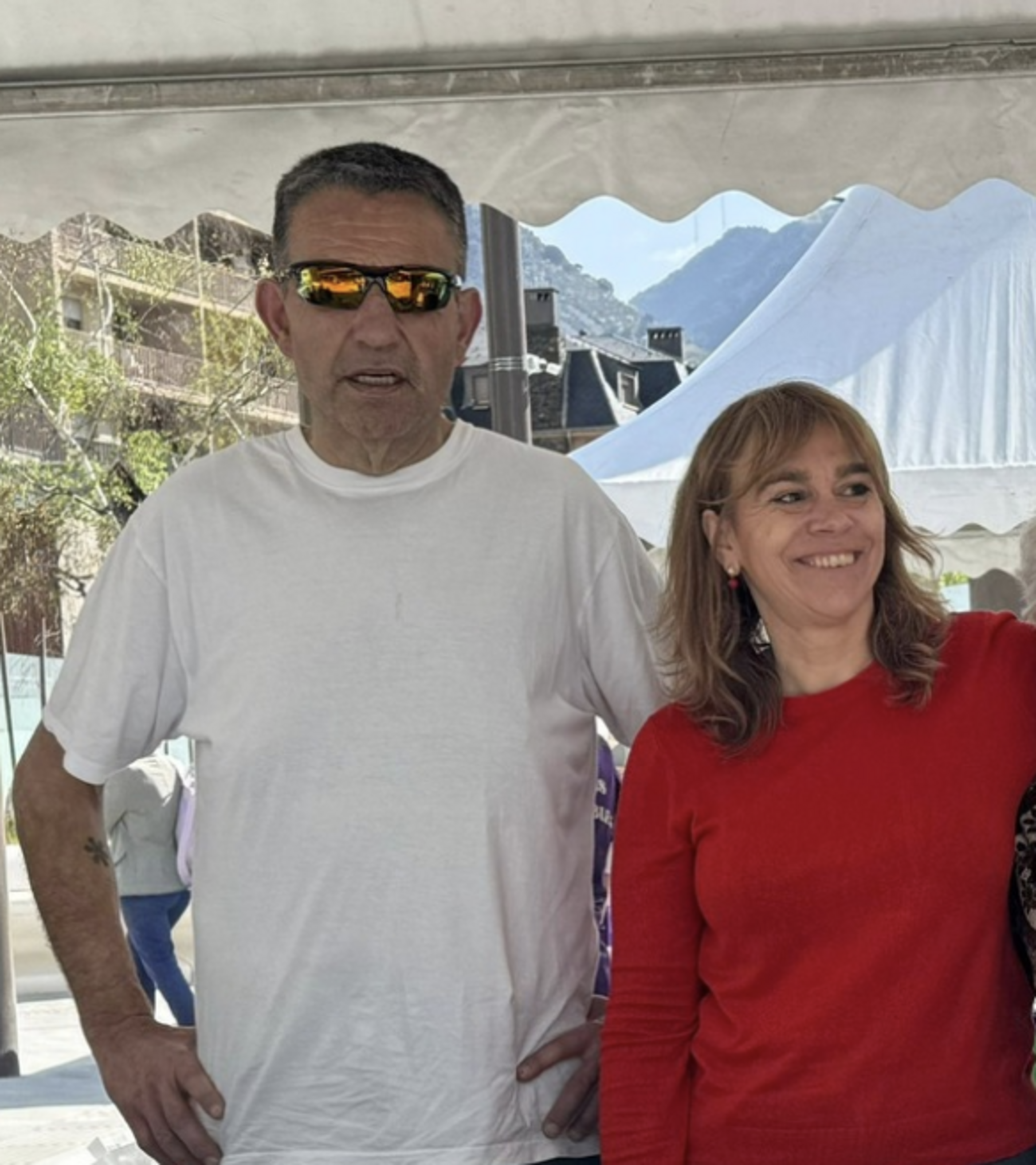 Pep Castellón amb Eva Tenorio.