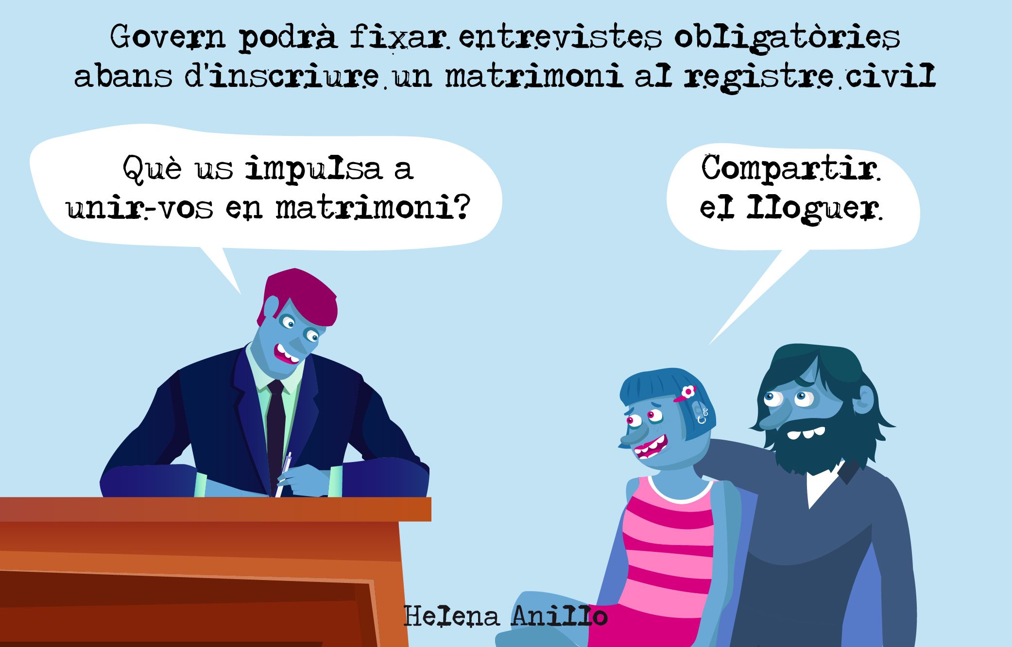 Matrimoni de lloguer.