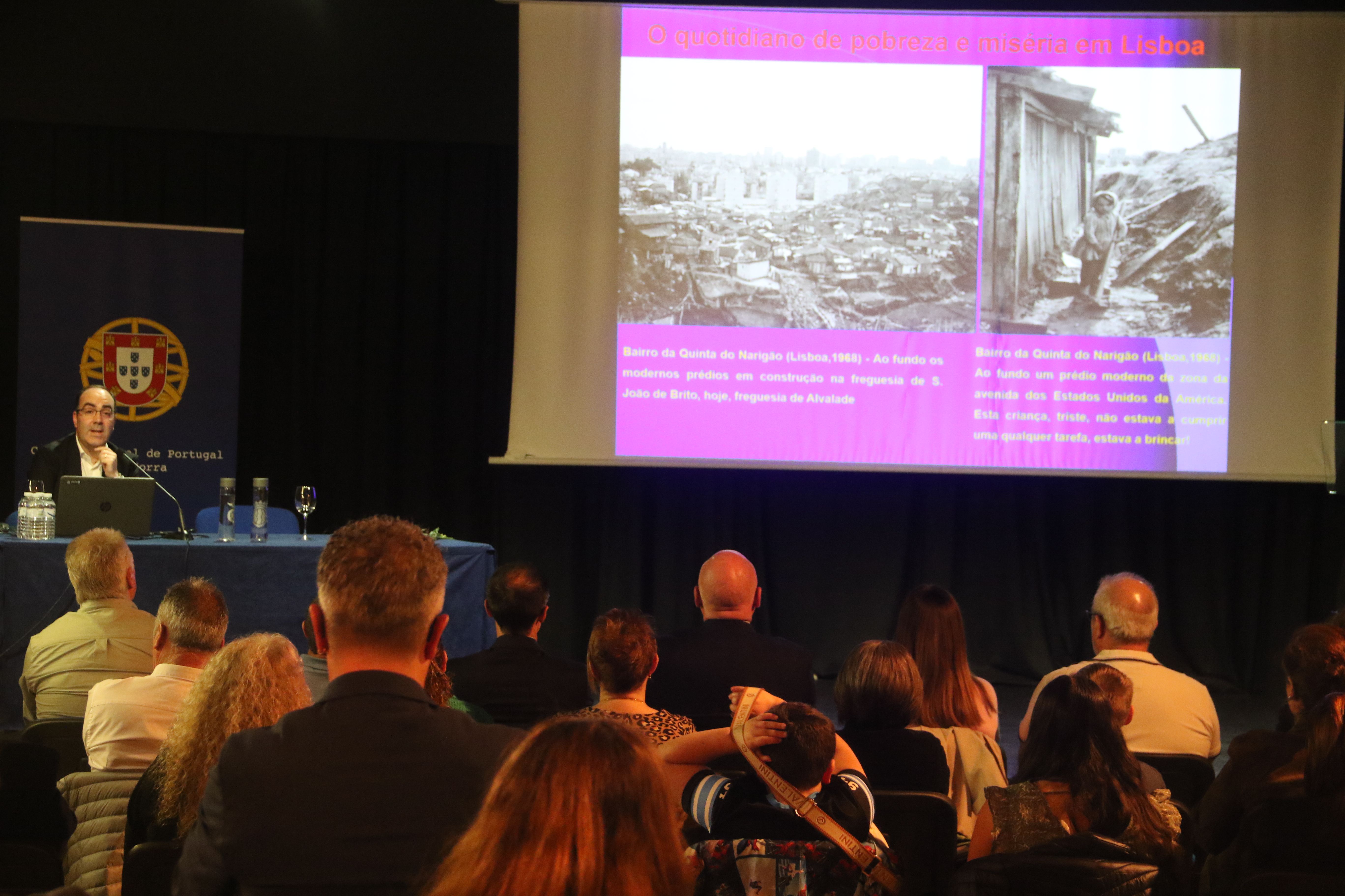 Un moment de la xerrada.