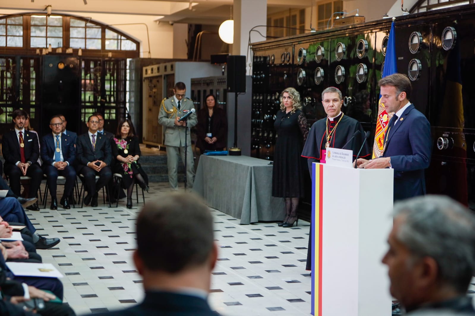 Visita del Copríncep Emmanuel Macron.