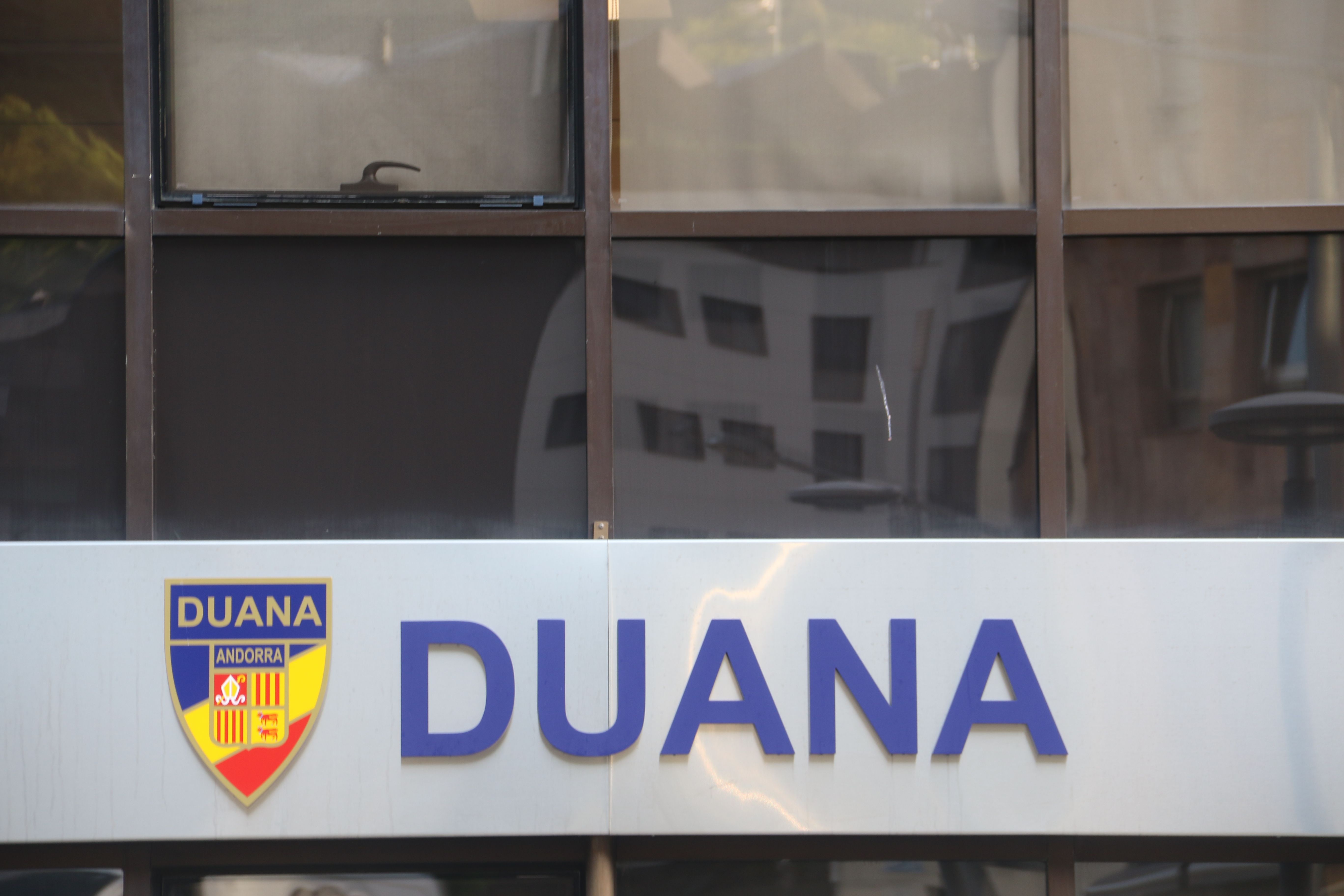 Una imatge d'aquest matí de la seu central de la Duana, a Escaldes.