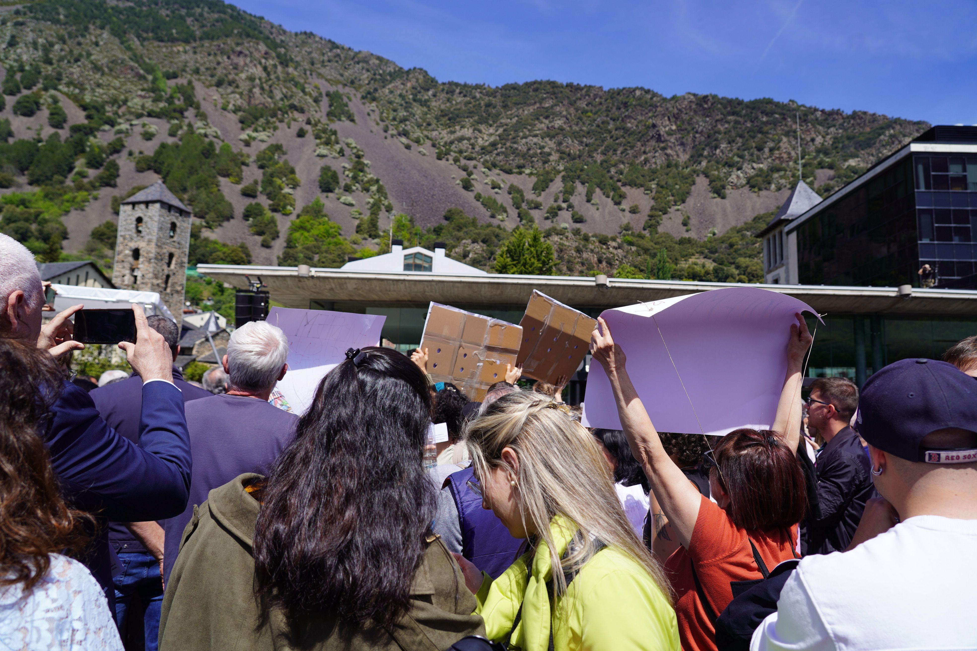 Algunes de les pancartes.