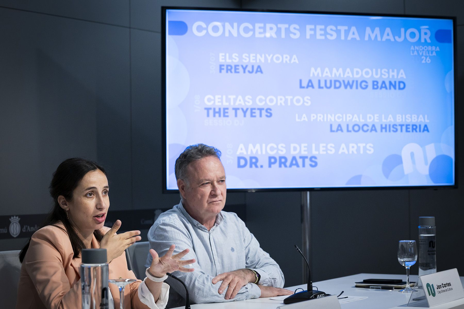 Presentació del cartell de concerts de Festa Major 2026.