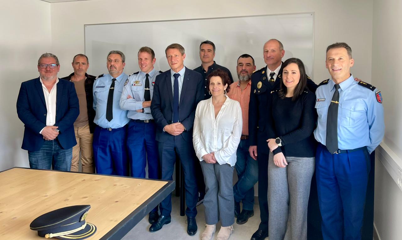 Reconeixement de França al grup antifrau de la policia andorrana i a la batlia.