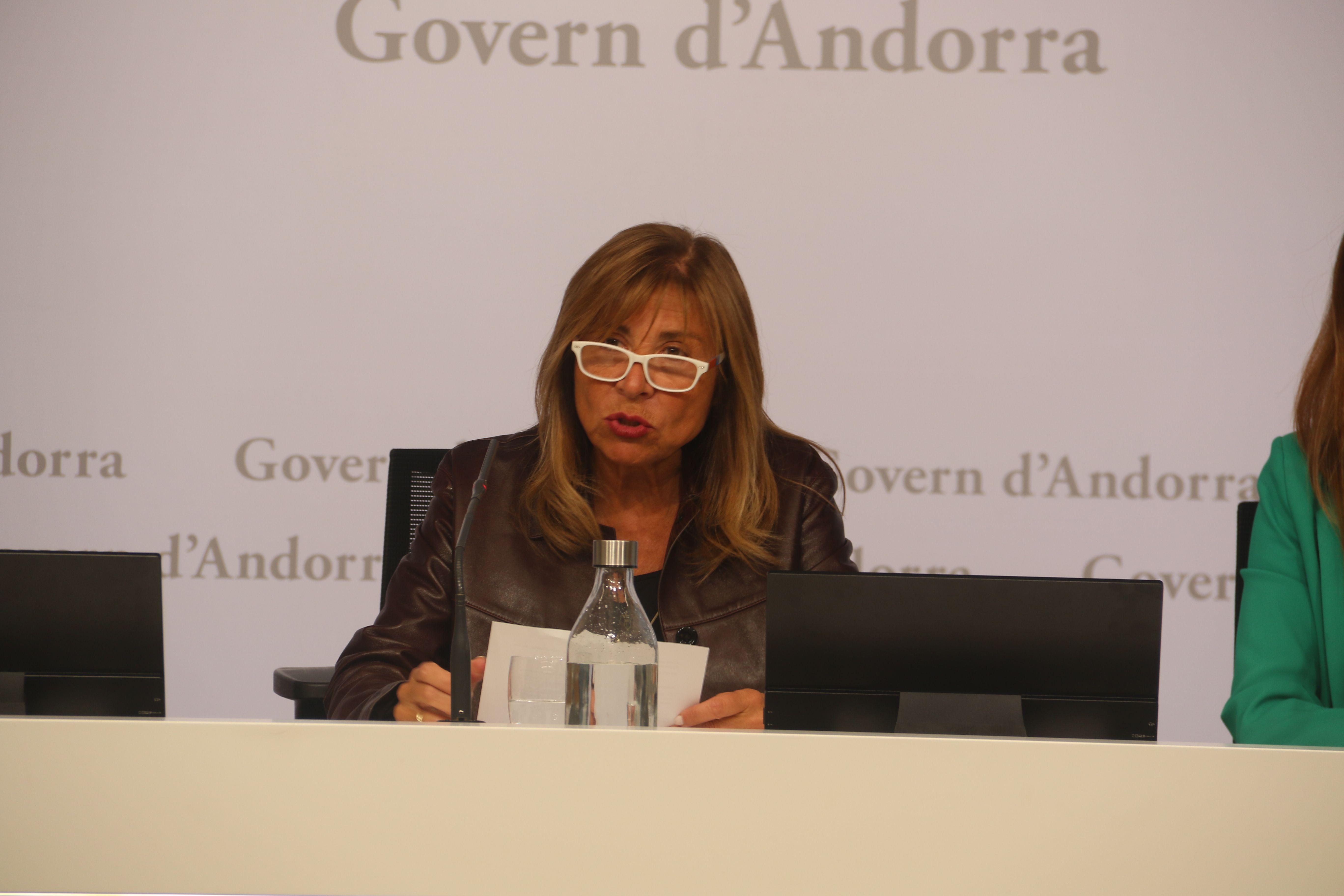 Conxita Marsol durant la compareixença d'aquest dimarts.